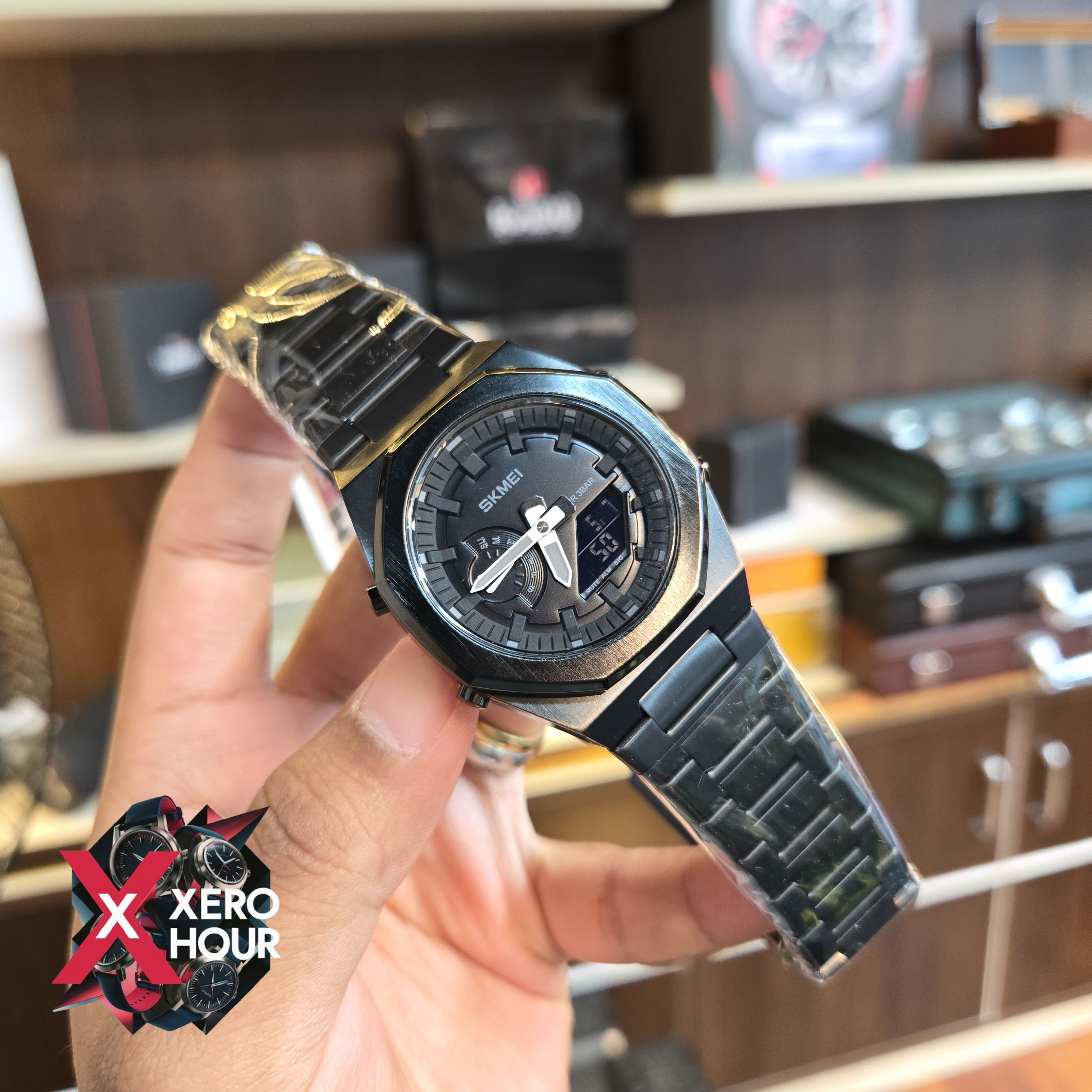 Skmei 1816 Dual Time Show high quality men’s digital watch for men | SILVER,BLACK,GOLD_img_7