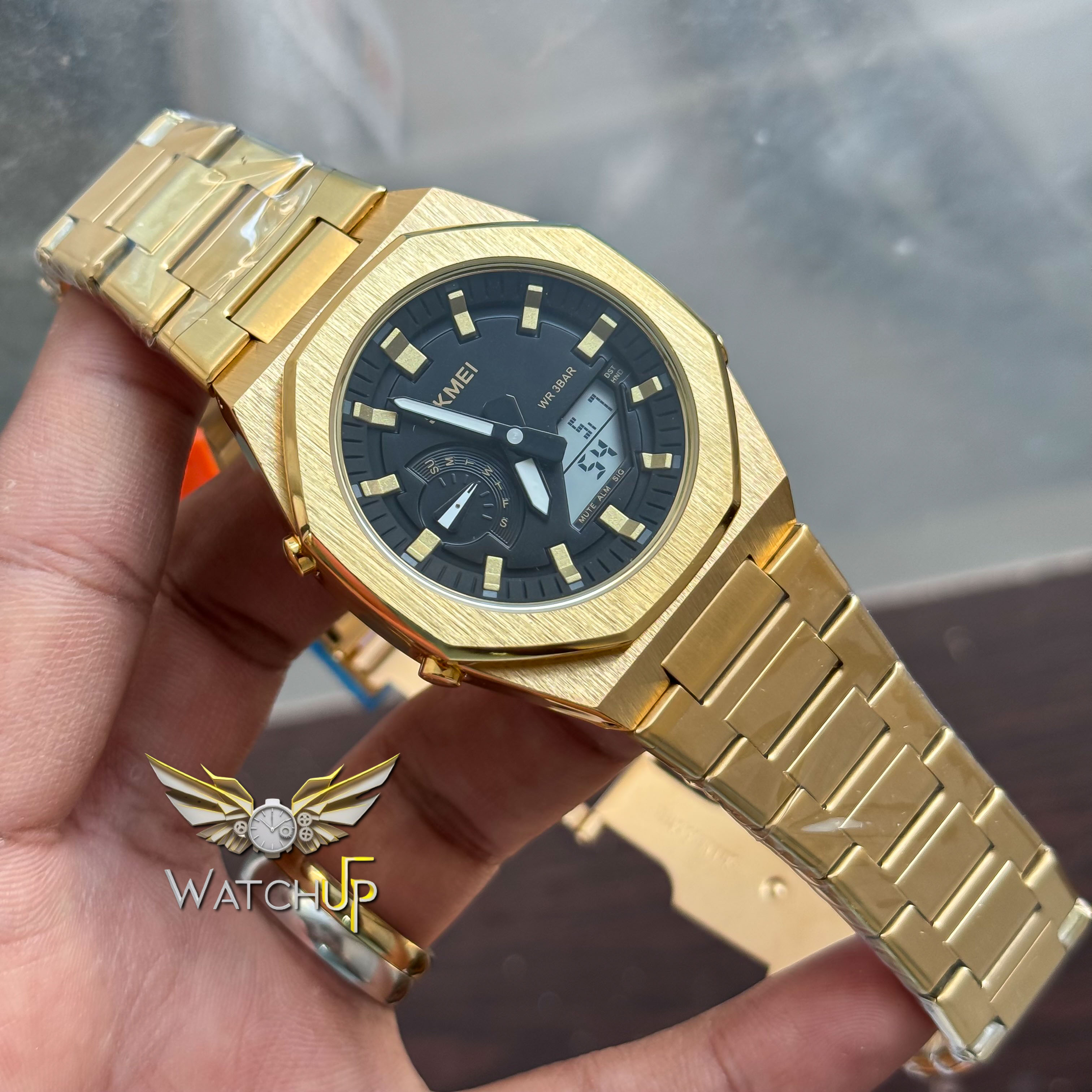 Skmei 1816 Dual Time Show high quality men’s digital watch for men | SILVER,BLACK,GOLD_img_2