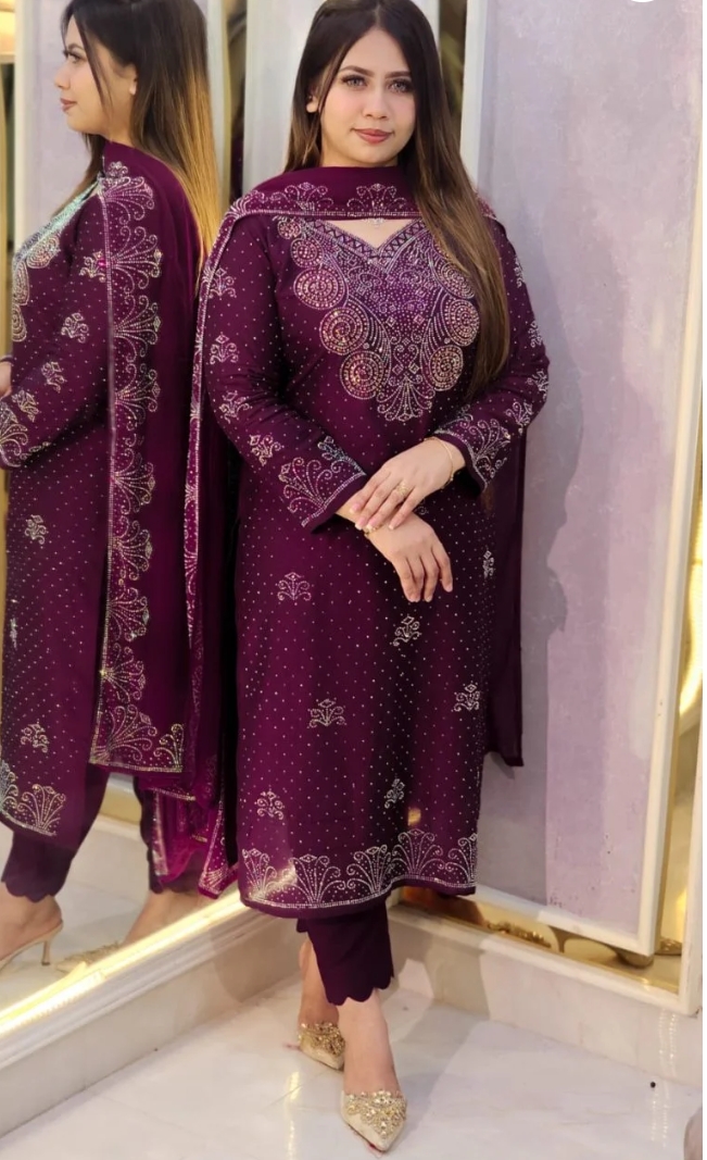 Premium Mandala Stone Party Wear (এই ড্রেসটার স্টক খুবই সীমিত) আগে অর্ডার করলে আগে পাবেন।_img_1