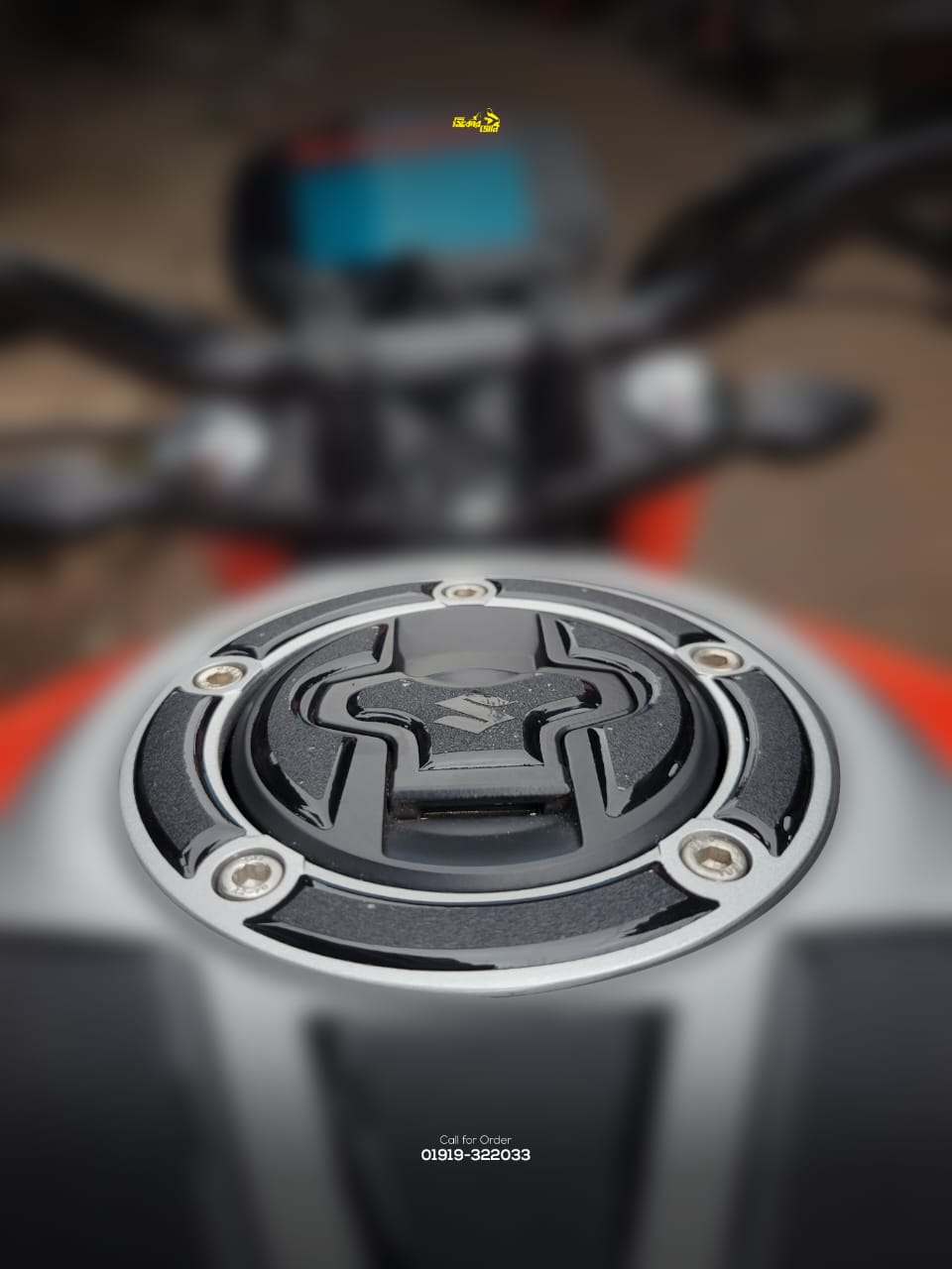 Gixxer Sliver Orange ( Premium Tank Pad 028)_img_2