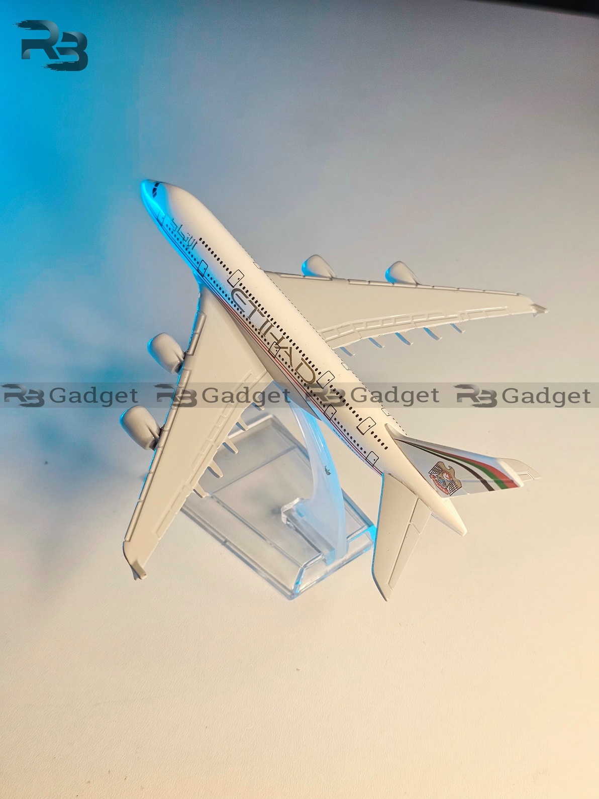 Etihad Airway A380 Metal Aircraft-16cm_img_1