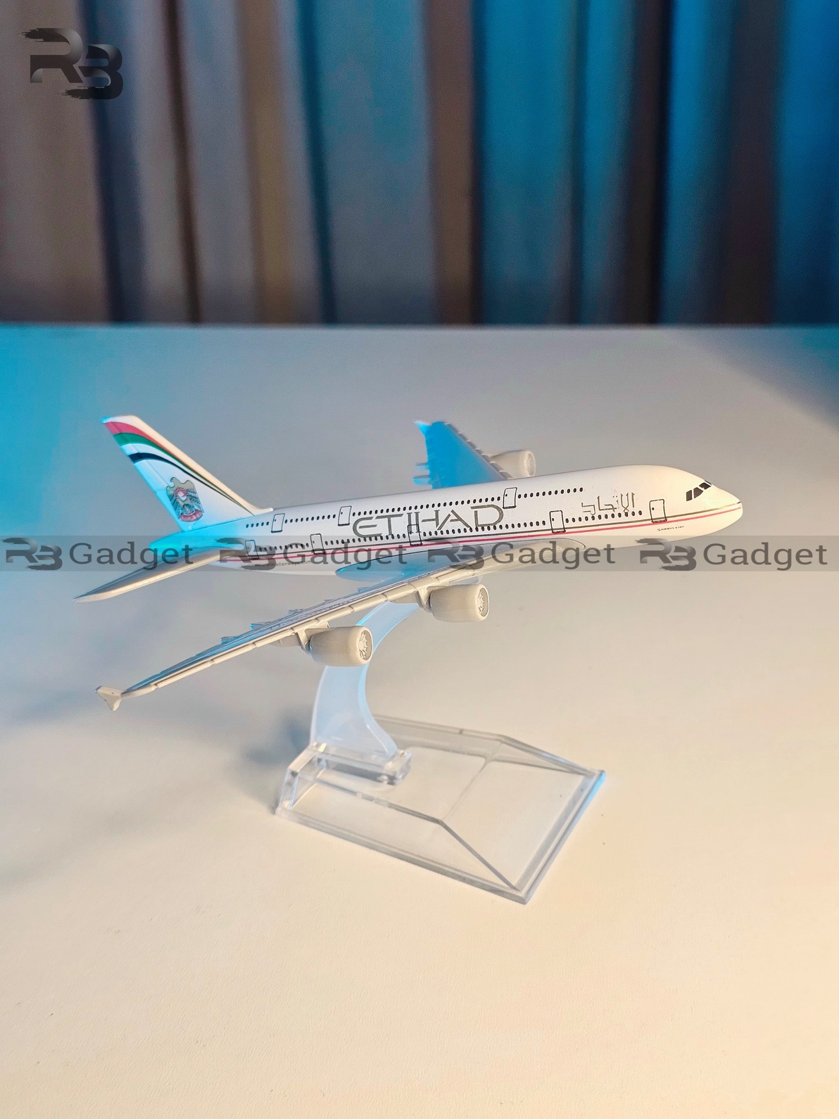 Etihad Airway A380 Metal Aircraft-16cm_img_6