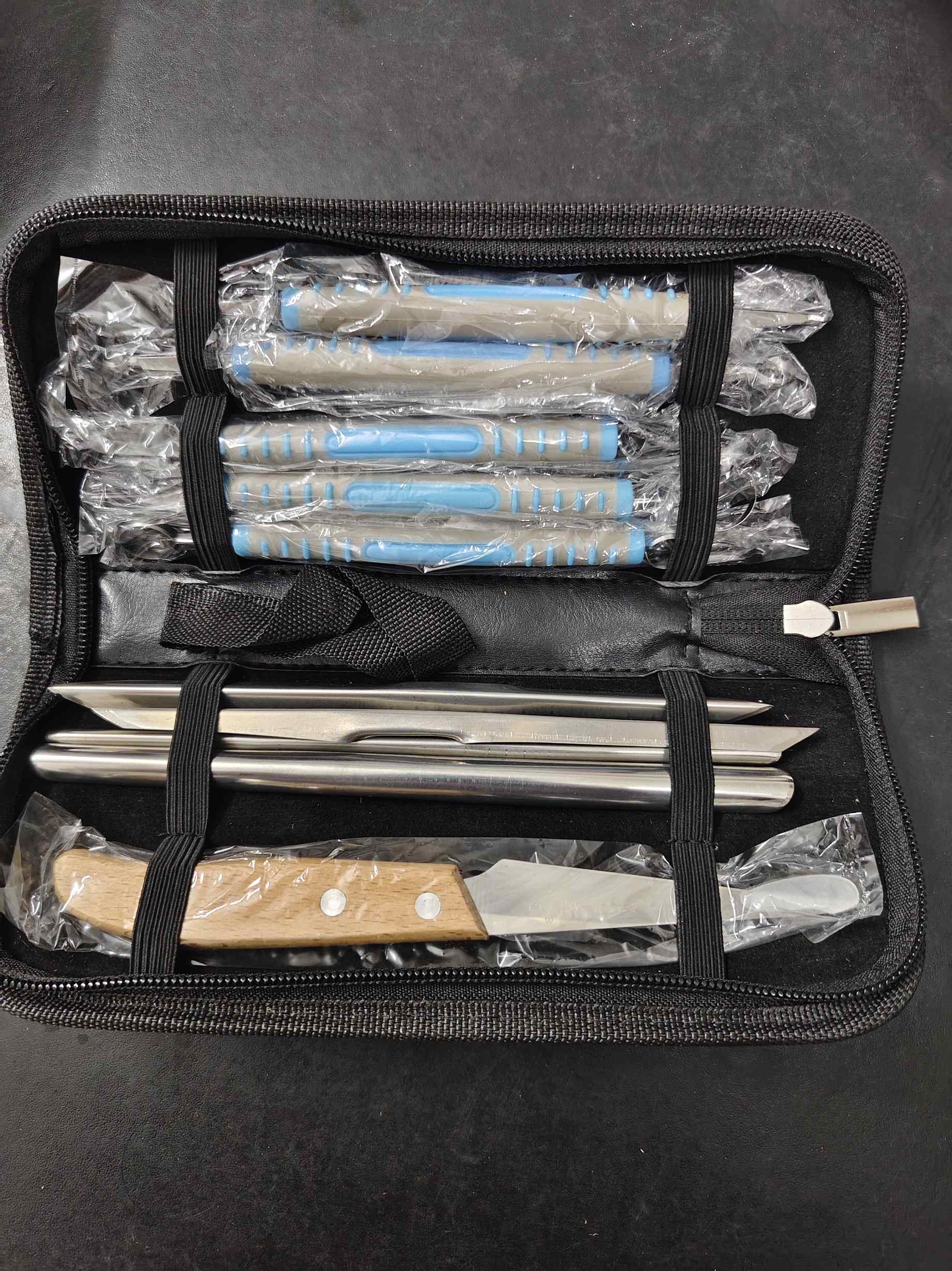 Carving Tools Chef Stainless Steel UV Stab Knife Sharp Kitchen Fruit and Vegetable Carving Knife Complete Set_img_1