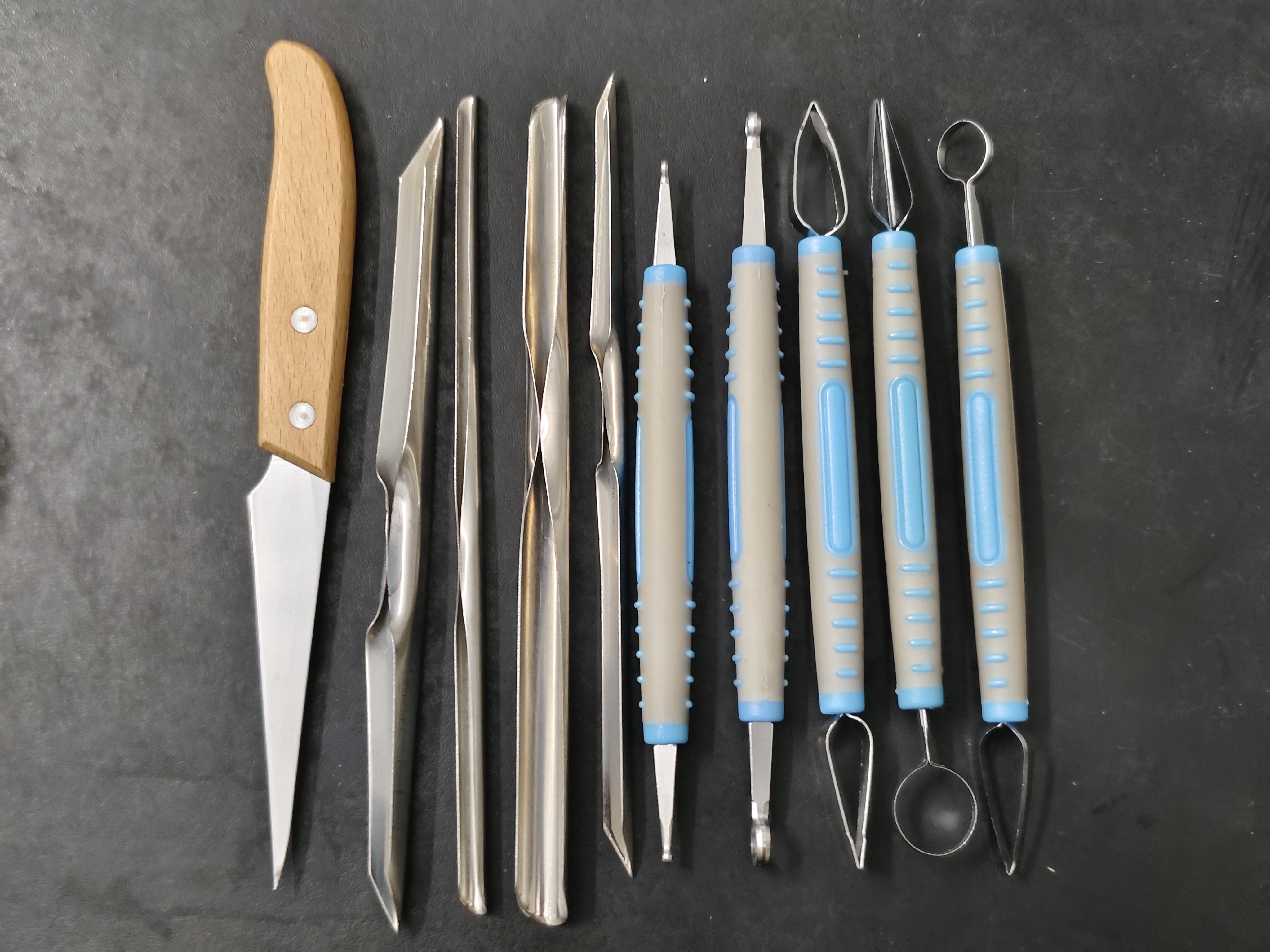 Carving Tools Chef Stainless Steel UV Stab Knife Sharp Kitchen Fruit and Vegetable Carving Knife Complete Set_img_2