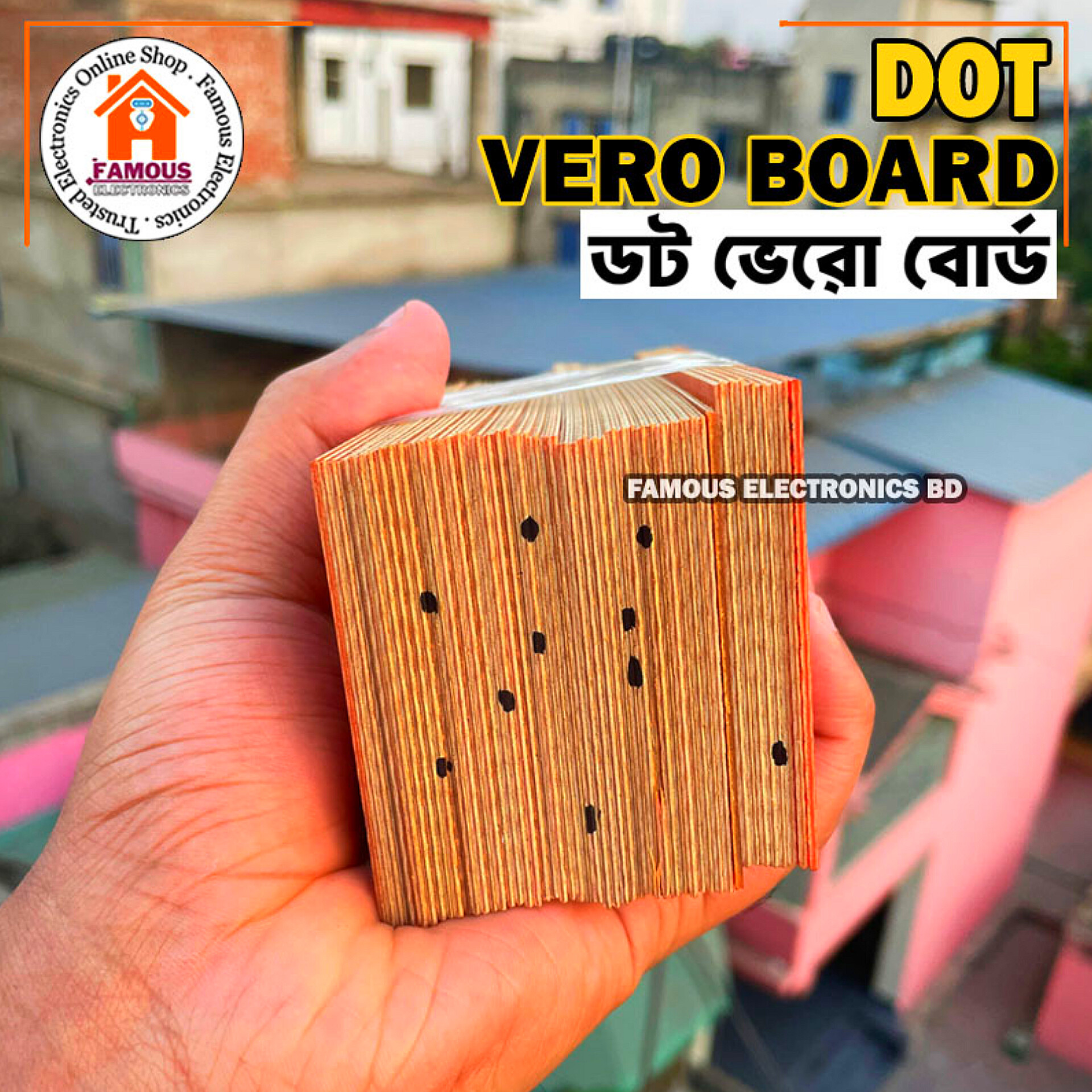 1PCS - Veroboard Normal Dot 14.5×6.5cm Stripboard PCB Printed Circuit Board For Prototyping Designing Weld Soldering Arduino DIY_img_5