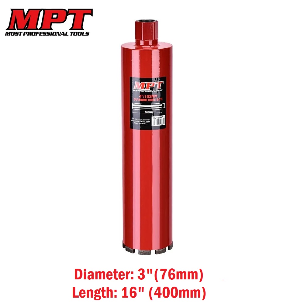 Diamond Sharp Core Drill Bits ( 2" | 3" | 4" | 5" | 6" | 8" ); Model : MJ15002_img_2