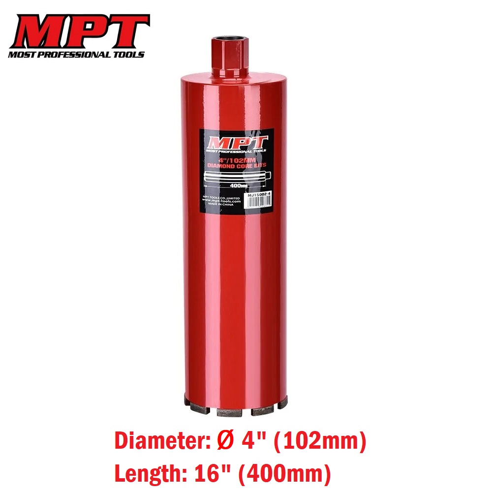 Diamond Sharp Core Drill Bits ( 2" | 3" | 4" | 5" | 6" | 8" ); Model : MJ15002_img_3