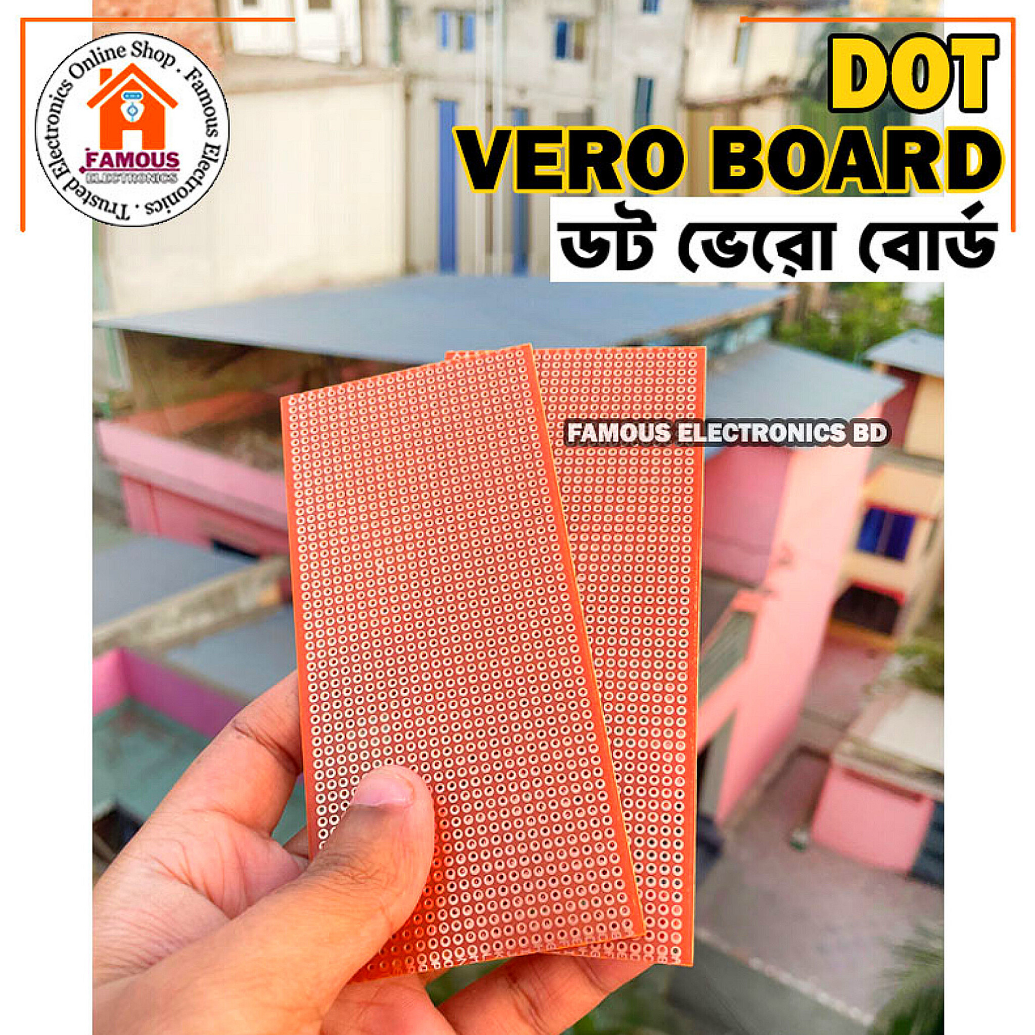 1PCS - Veroboard Normal Dot 14.5×6.5cm Stripboard PCB Printed Circuit Board For Prototyping Designing Weld Soldering Arduino DIY