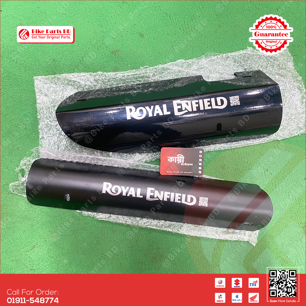 Silencer Cover (After Market) for Royal Enfield Bullet, Hunter, Classic, Meteor bike._img_0