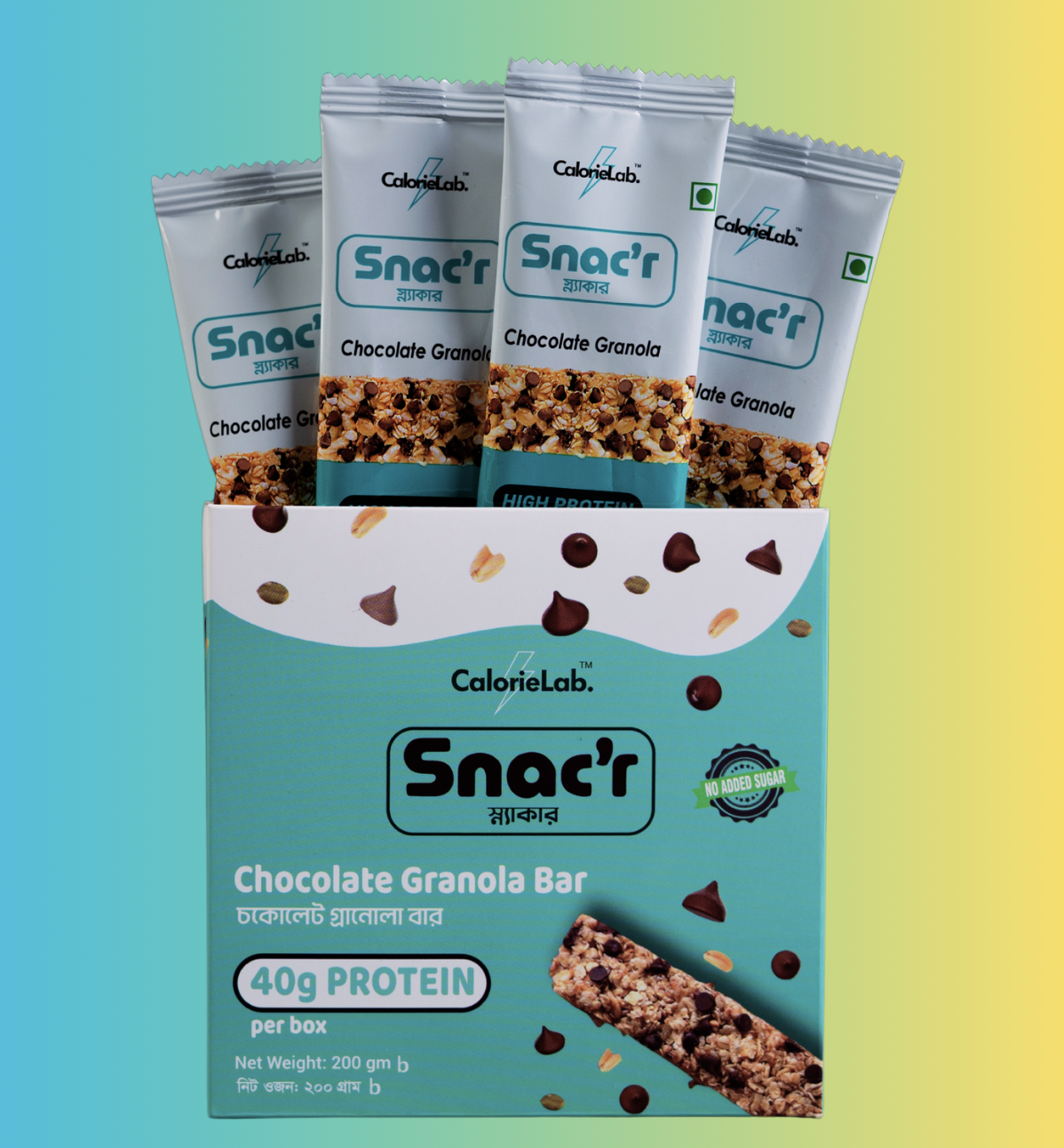 SNACR Chocolate Granola Bar 4pack_img_0