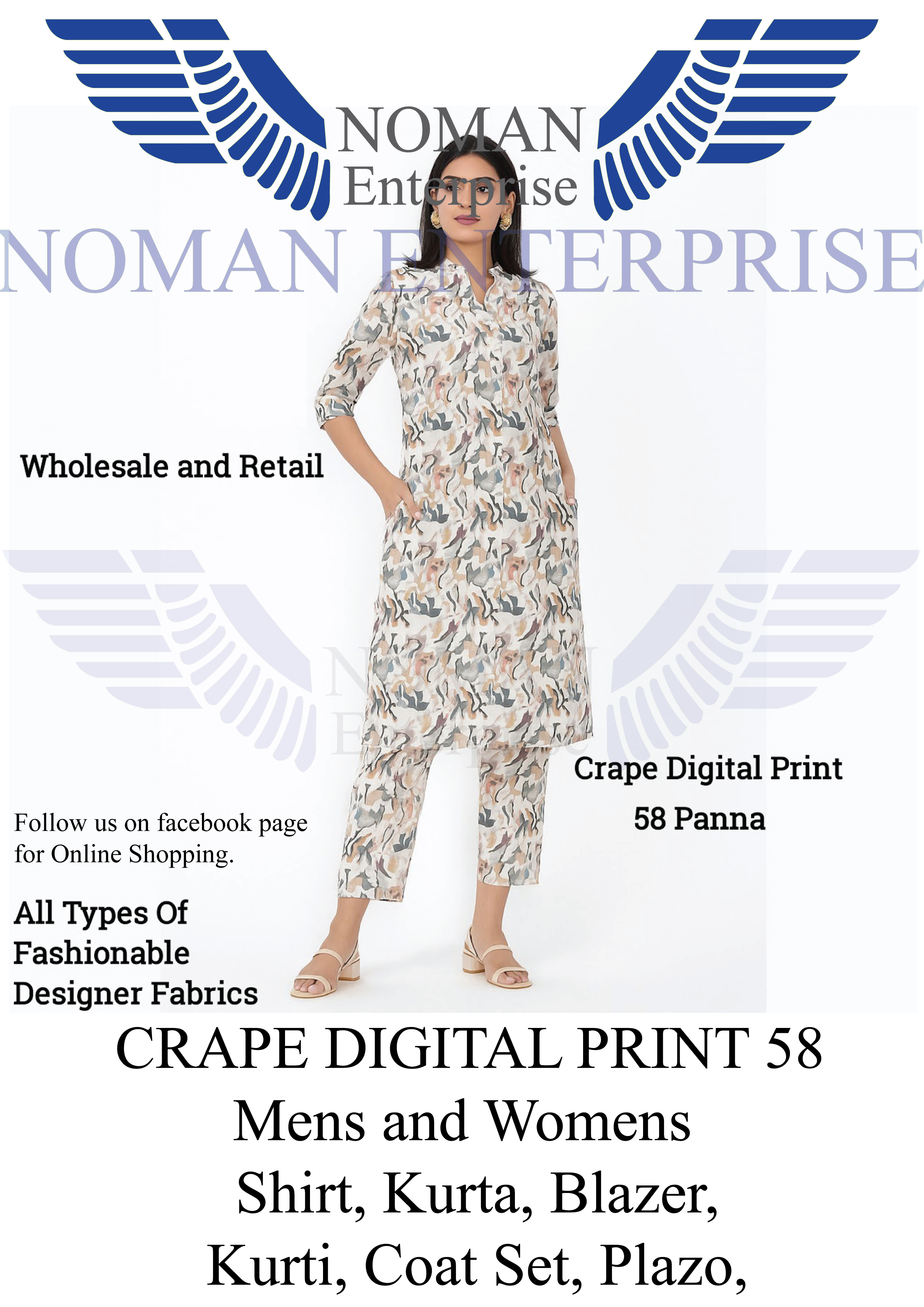 CRAPE DIGITAL PRINT 58