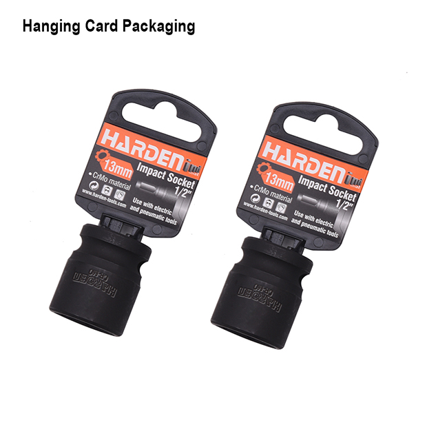 HARDEN Impact Short Socket 1/2" Drive ( 8 | 9 | 10 | 11 | 12 | 13 | 14 | 15 | 16 | 17 | 18 | 19 | 21 | 22 | 23 | 24 | 27 | 30 | 32 mm ), Short Socket, 6PT; Model: 536508 to 536532_img_1