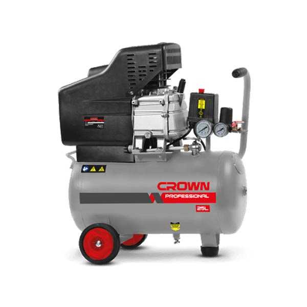 CROWN CT36028,25L Professional Direct Air Compressor,1.49KW, 135L/min, 8Bar; Model: CT36028_img_0