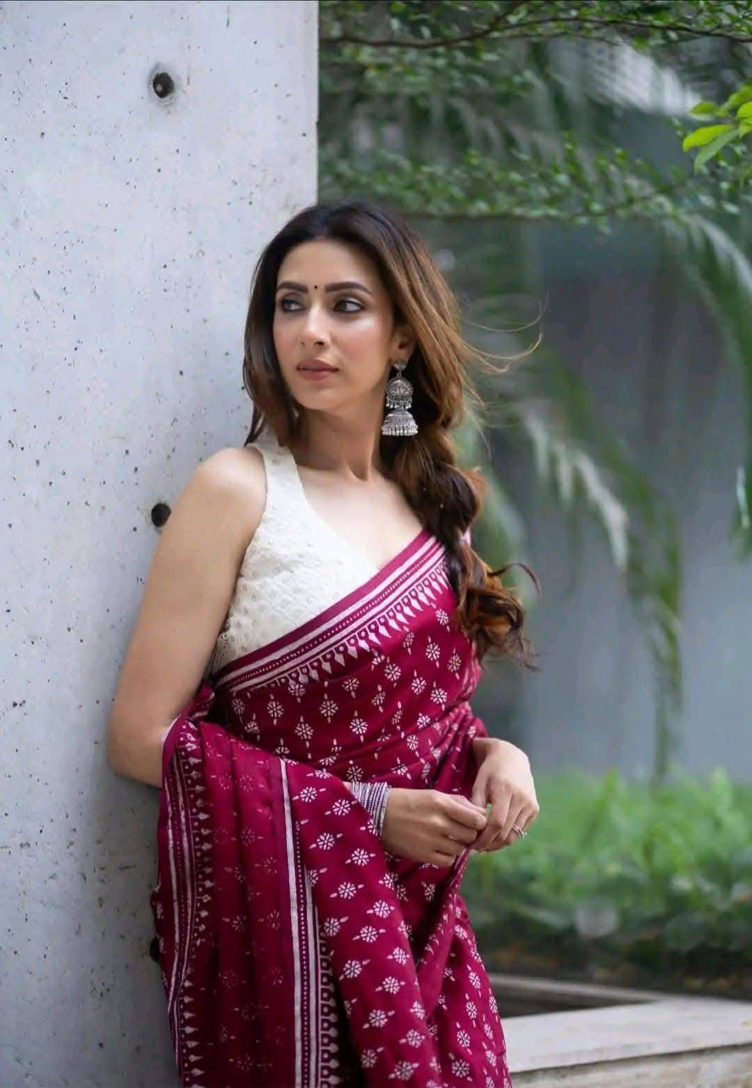 Handloom Cotton block print saree_img_8