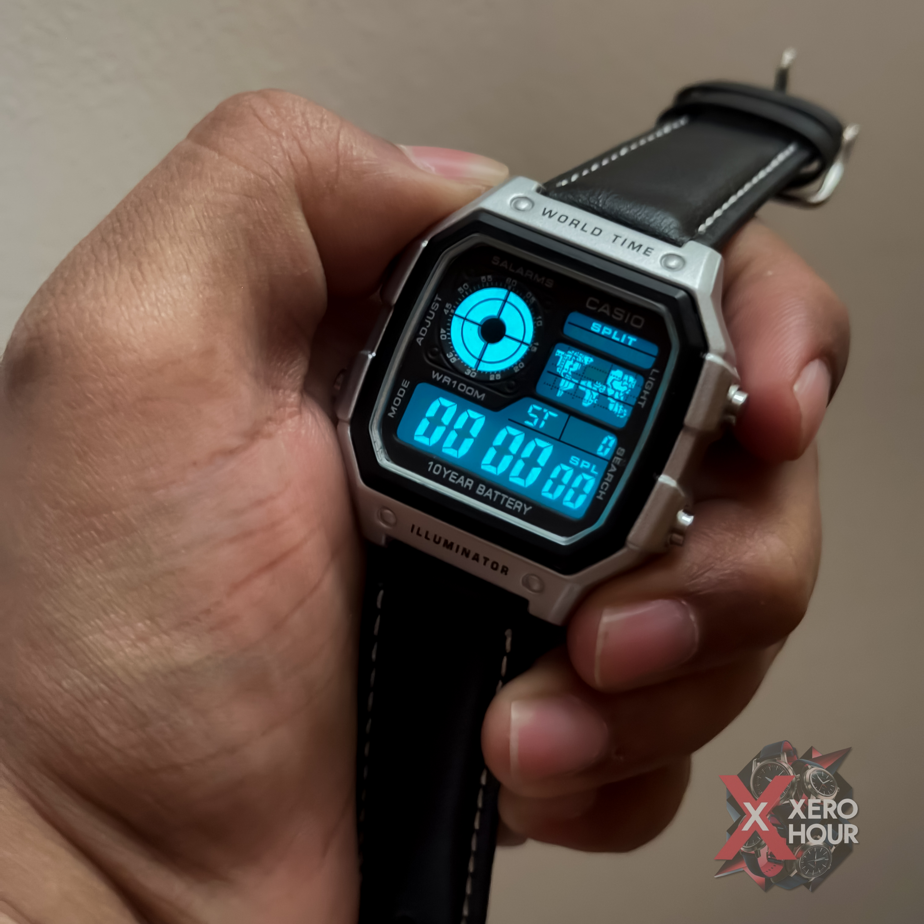 Casio AE 1200 | AA Grade | Black leather belt_img_1