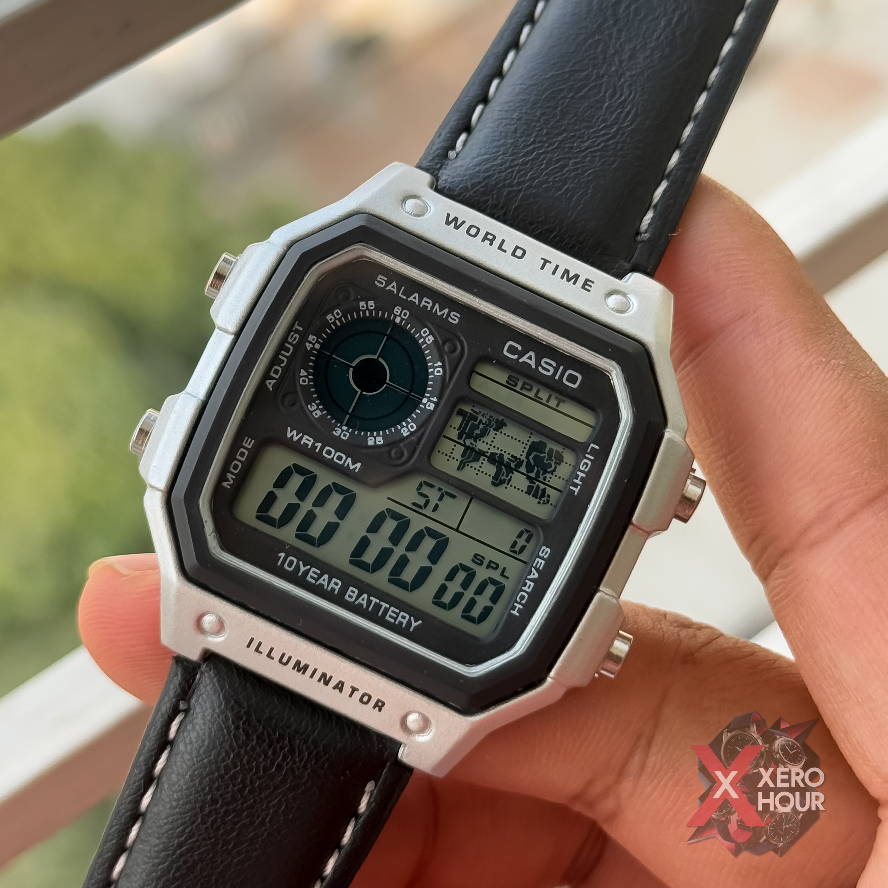 Casio AE 1200 | AA Grade | Black leather belt_img_8