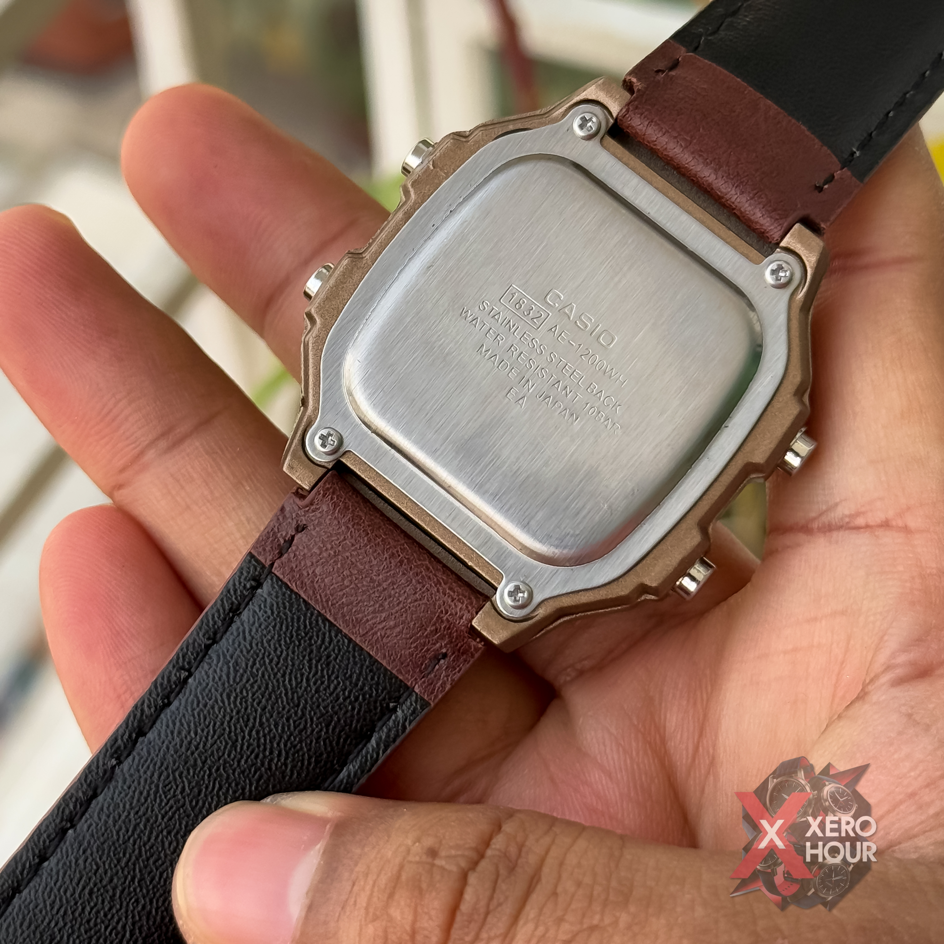 Casio AE 1200 | AA Grade | Dark Chocolate Leather belt_img_4
