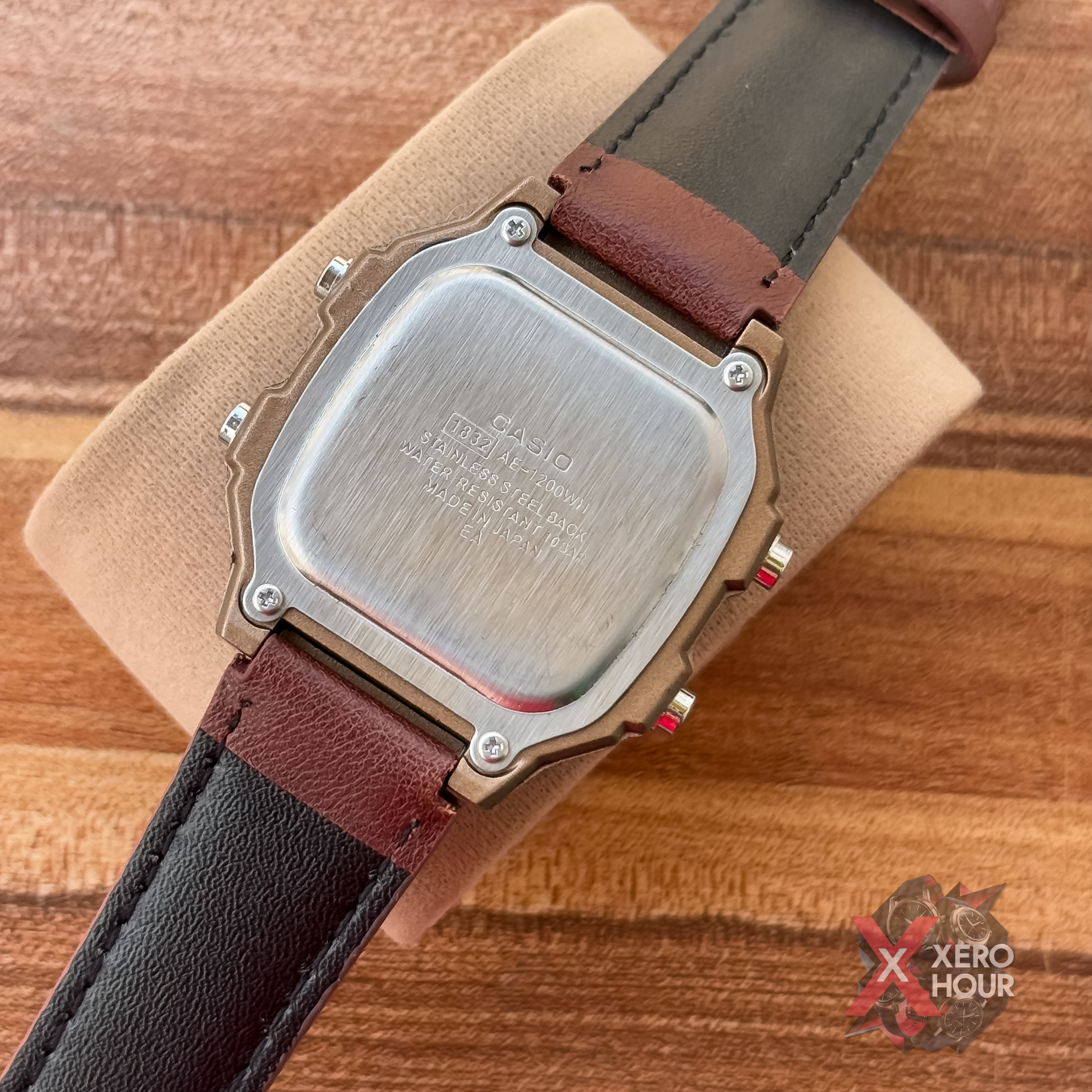 Casio AE 1200 | AA Grade | Dark Chocolate Leather belt_img_7