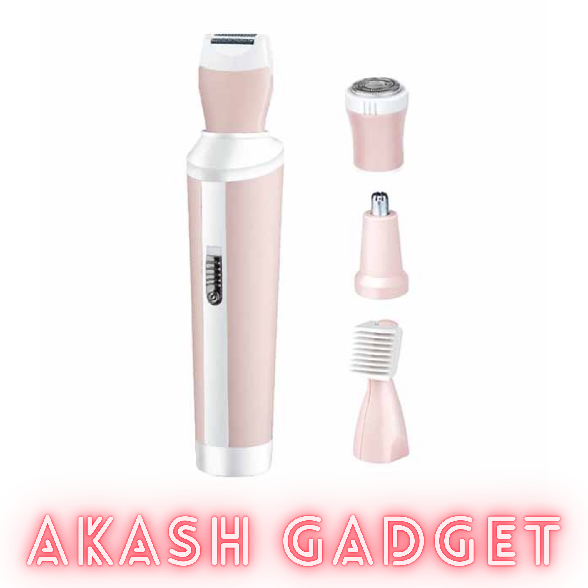 Kemei KM-3024 Multifunctional 4 in 1 Face, Eyebrow, Nose, & Lady Shaver for Women_img_6