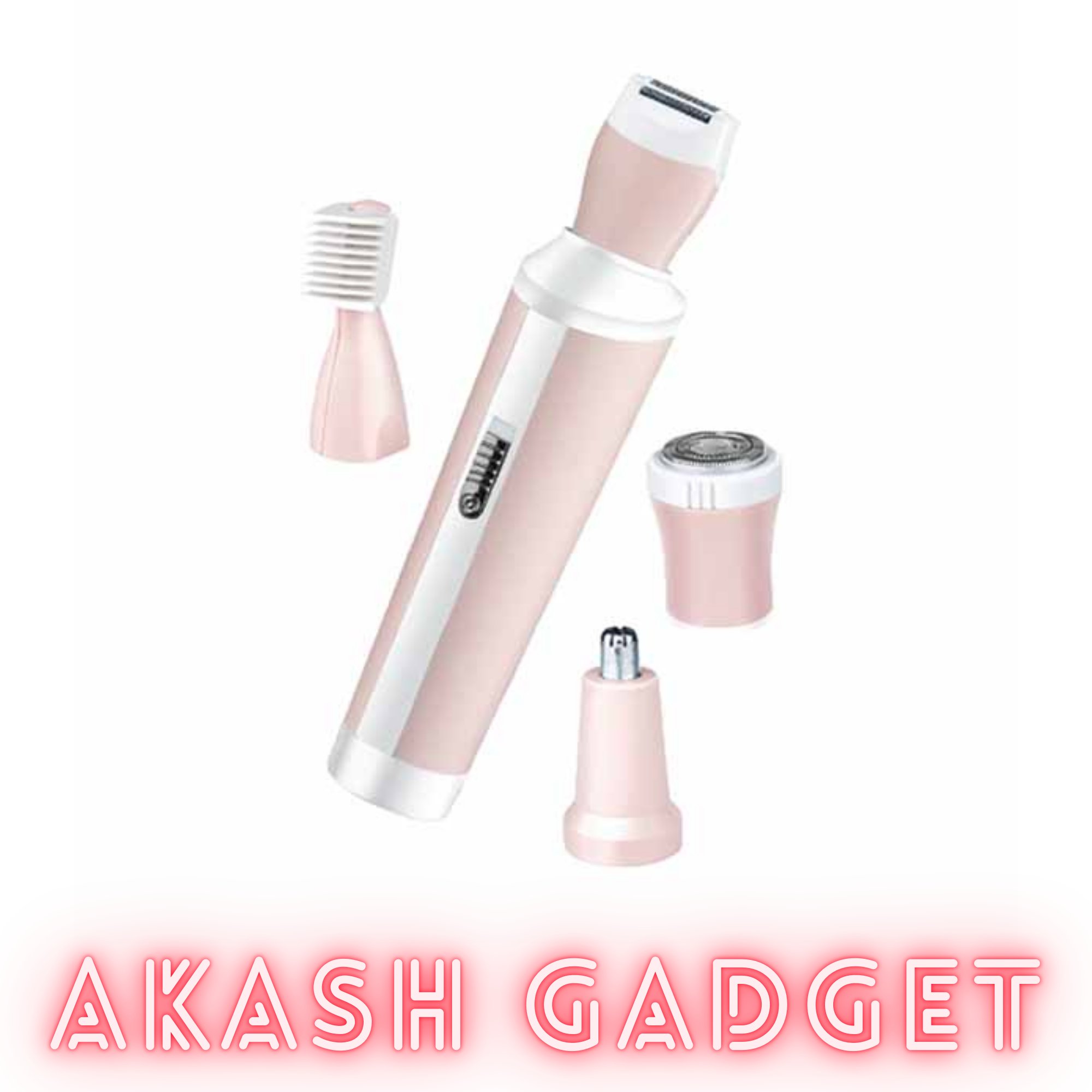 Kemei KM-3024 Multifunctional 4 in 1 Face, Eyebrow, Nose, & Lady Shaver for Women_img_7