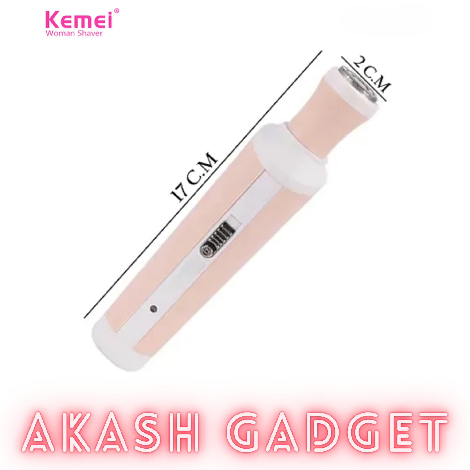 Kemei KM-3024 Multifunctional 4 in 1 Face, Eyebrow, Nose, & Lady Shaver for Women_img_9