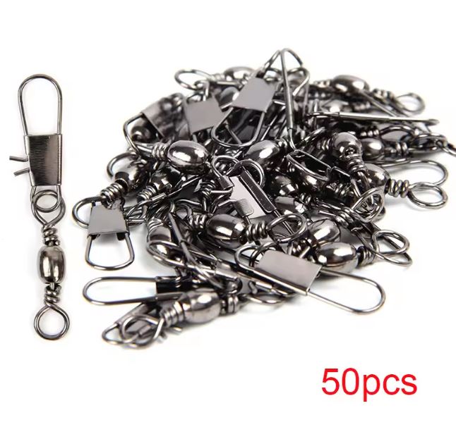 Fishing hook - সুইবল অথবা লক (৫০ পিছ)