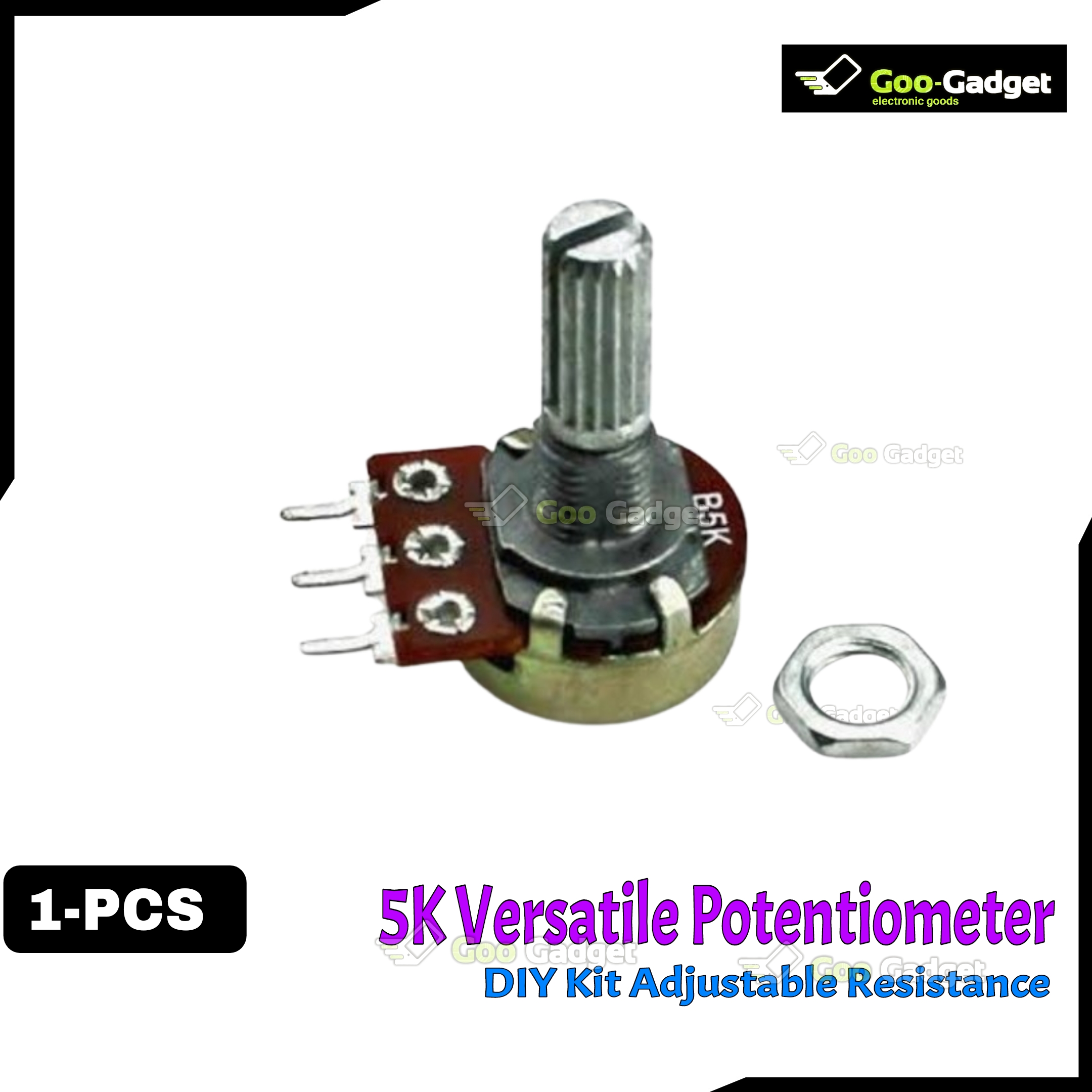 5K Versatile Potentiometer DIY Kit - Adjustable Resistance
