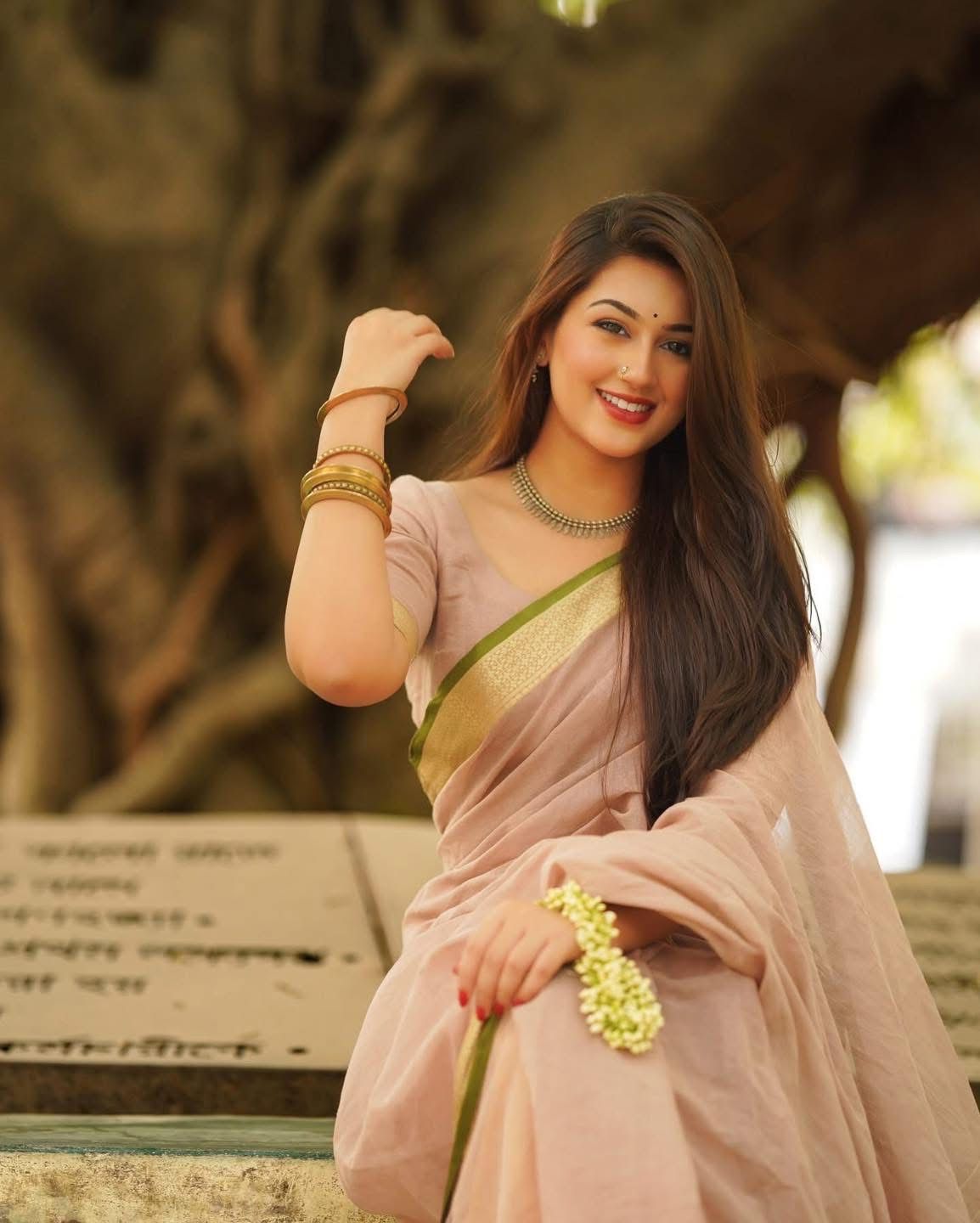 Handloom khaki saree_img_6