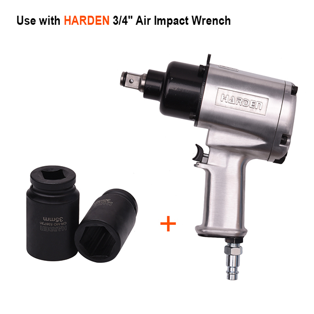 HARDEN 3/4" Impact Long Socket, Impact Socket 3/4" Dr. (Deep) - 6PT, Deep Socket, Various available sizes; 536717 - 536750_img_5