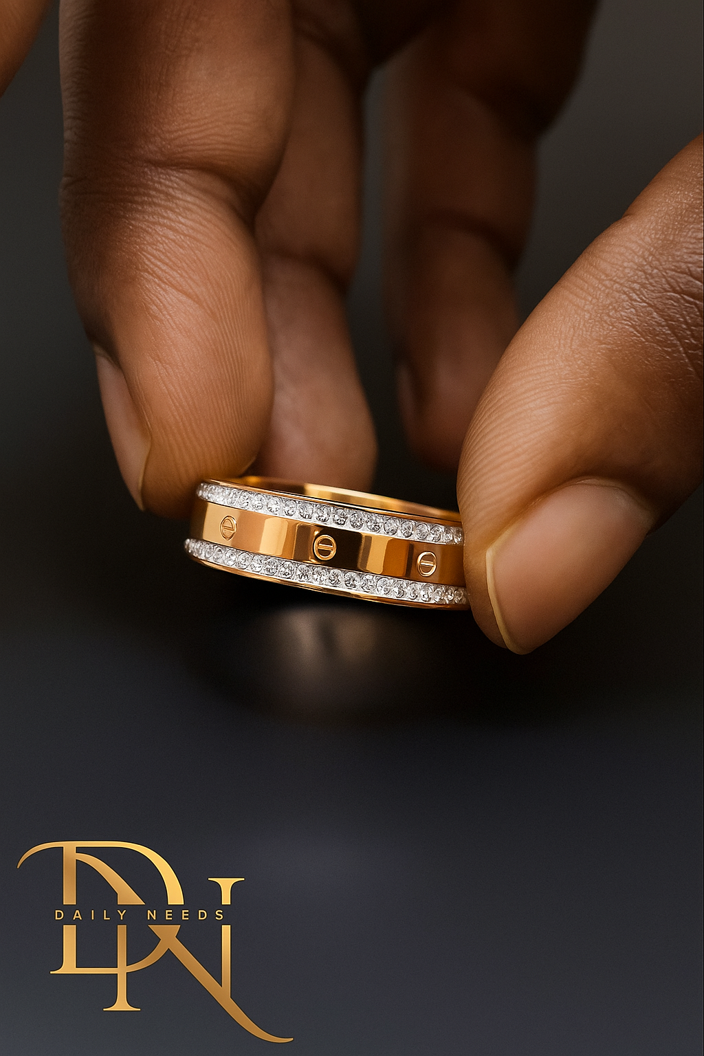 Fashion Trend Titanium Steel Rings for Women | Mixed Rose Gold Color-Preserving Rings