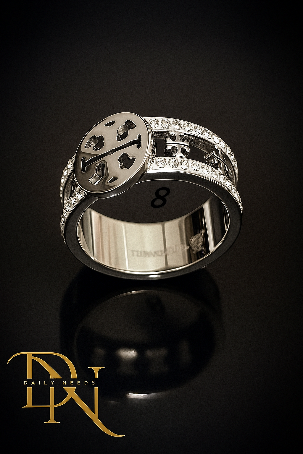 Fashion Trend Titanium Steel Rings for Women | Mixed Rose Gold Color-Preserving Rings_img_6