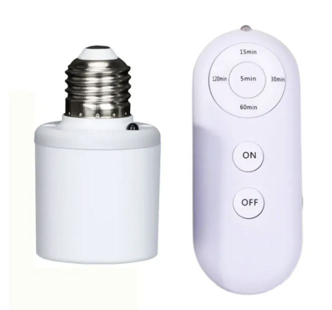 LED Lamp Holder with Wireless Remote & Timer_img_3