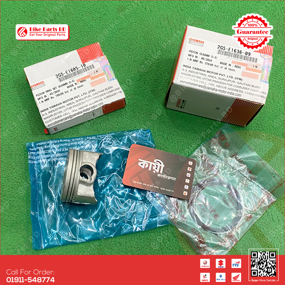 Ring Piston Set (0.50 MM O-S) for Yamaha FZS V2, FZS V3, FZS V4 & Fazer V2 Bike._img_0