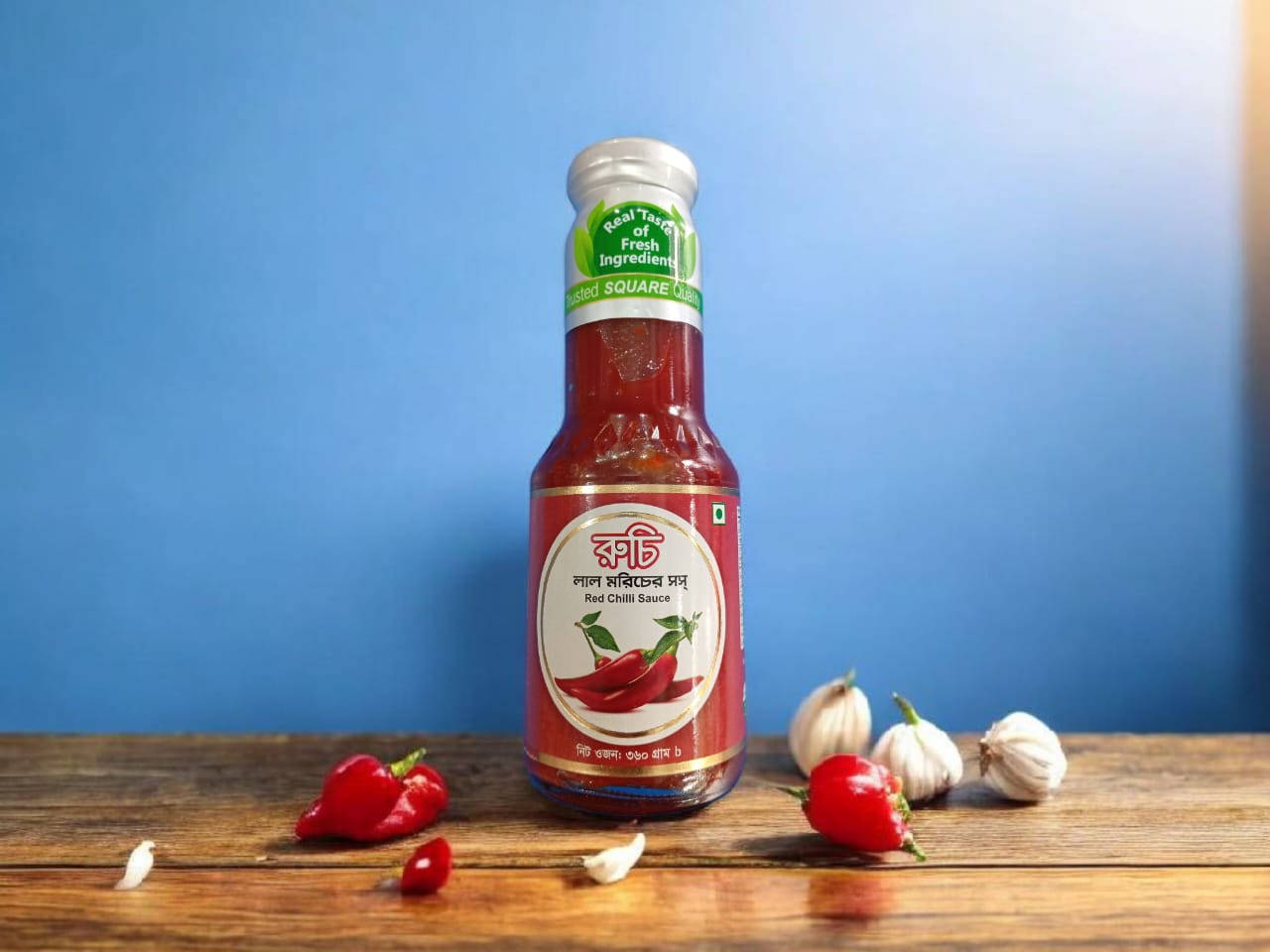 রুচি লাল মরিচের সস্ (Red Chilli Sauce) - 360gm