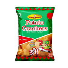 পটেটো চিপস। Bombay Sweets Potato Crackers - Image 1