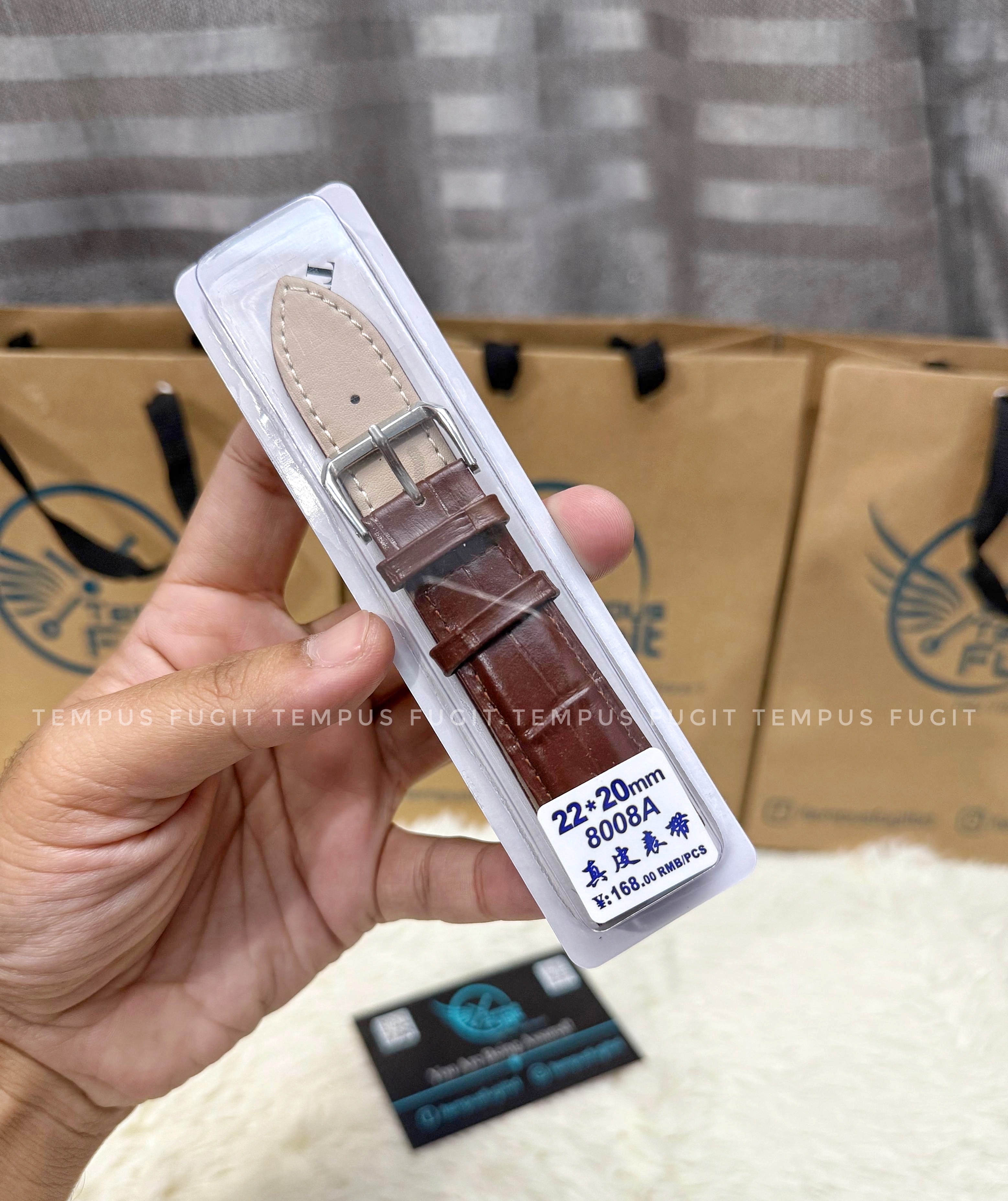 Gents 22 mm Structured "Leather Color" Watch Belt_img_0