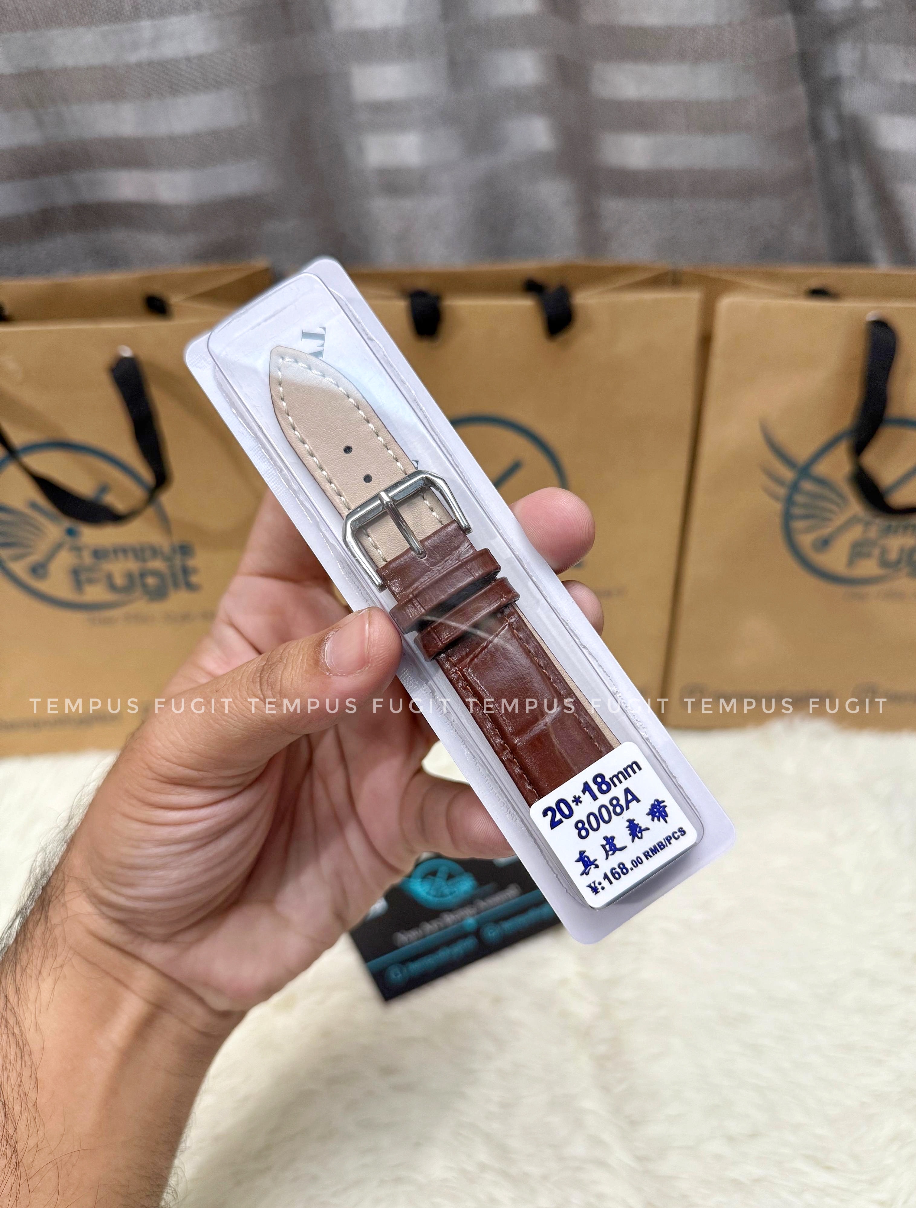 Gents 20 mm Structured "Leather Color" Watch Belt_img_0