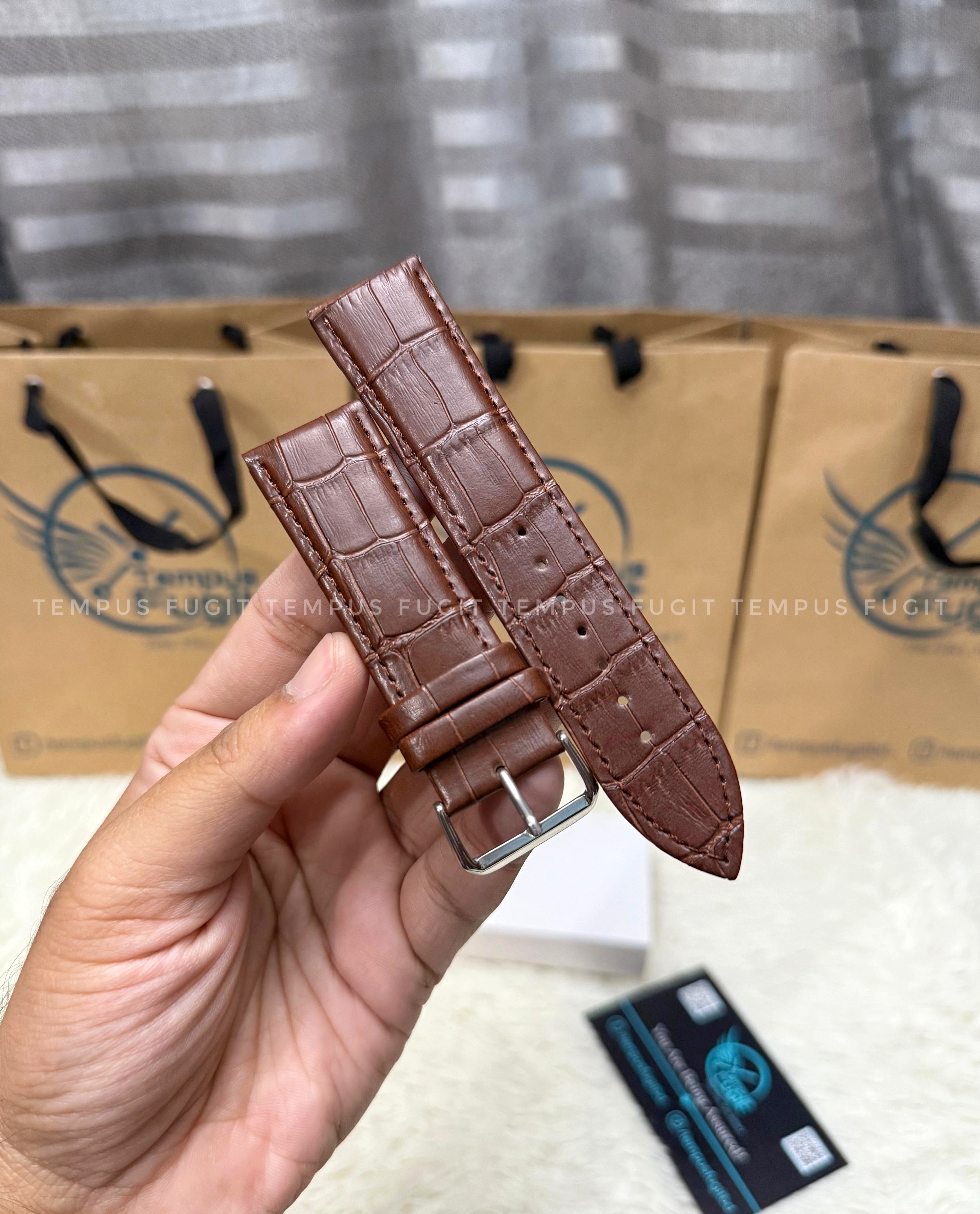 Gents 24 mm Structured "Leather Color" Watch Belt_img_0