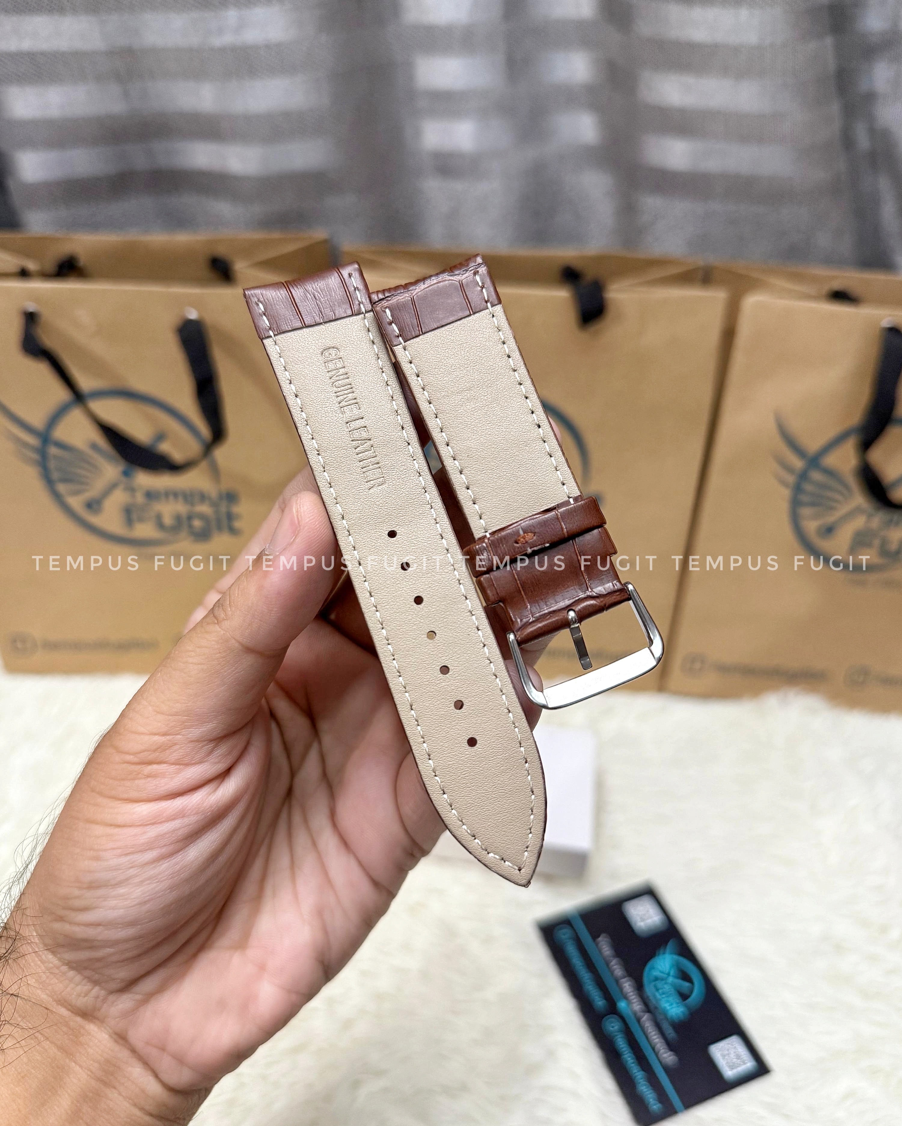 Gents 24 mm Structured "Leather Color" Watch Belt_img_1