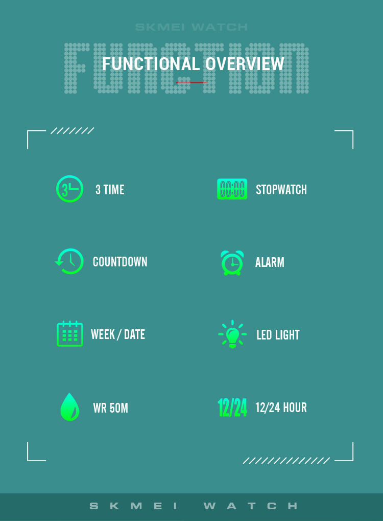 SKMEI 2386 Analogue+Digital Silicone Sports Watch- Paste Dial- Transparent Bezel- Paste Strap- TF Code SK967DB_img_4