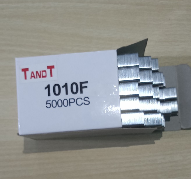 TANDT Air Stapler Pin (  Leg Length 8mm | 10mm ), 5000pcs Per Box; Model: TT 1008F | TT 1010F_img_1