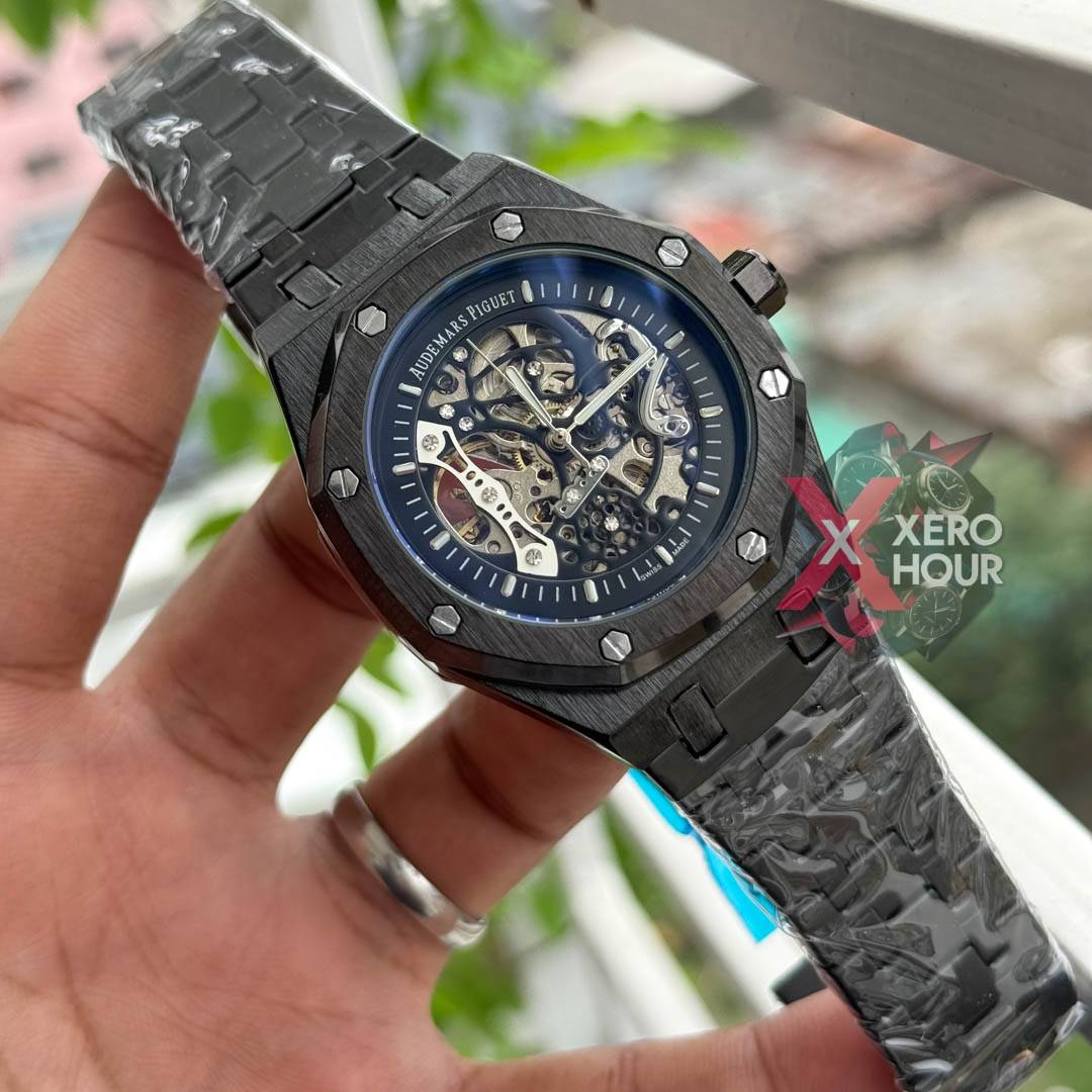 Audemars Piguet Semi AAA | Automatic Movement | Full Black Skeleton