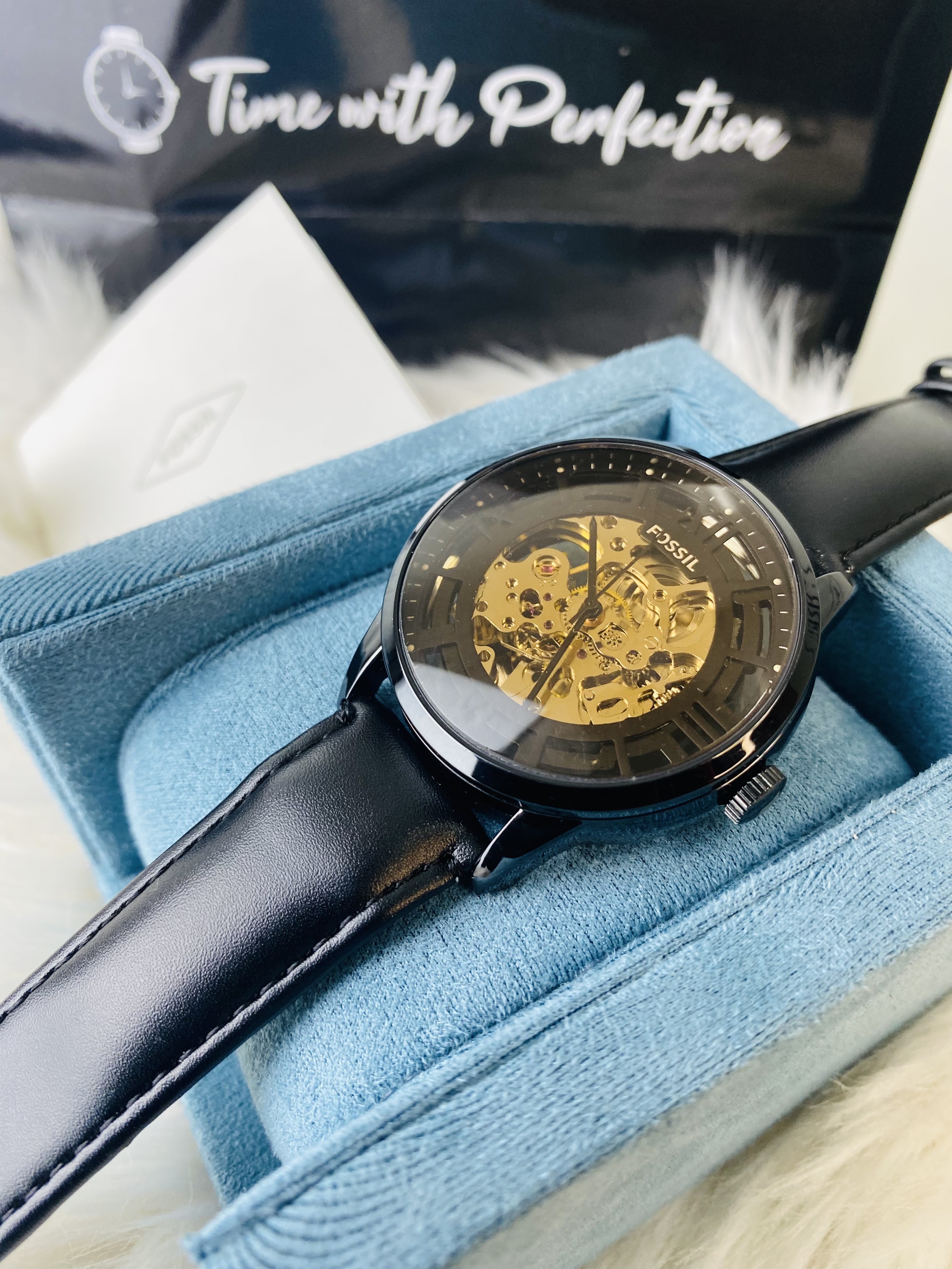 Fossil automatic transparent