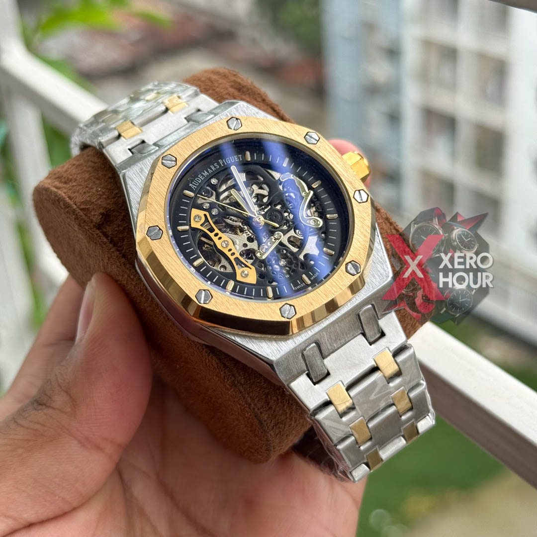 Audemars Piguet Semi AAA | Automatic Movement | Dual Tone with Black Dial_img_2