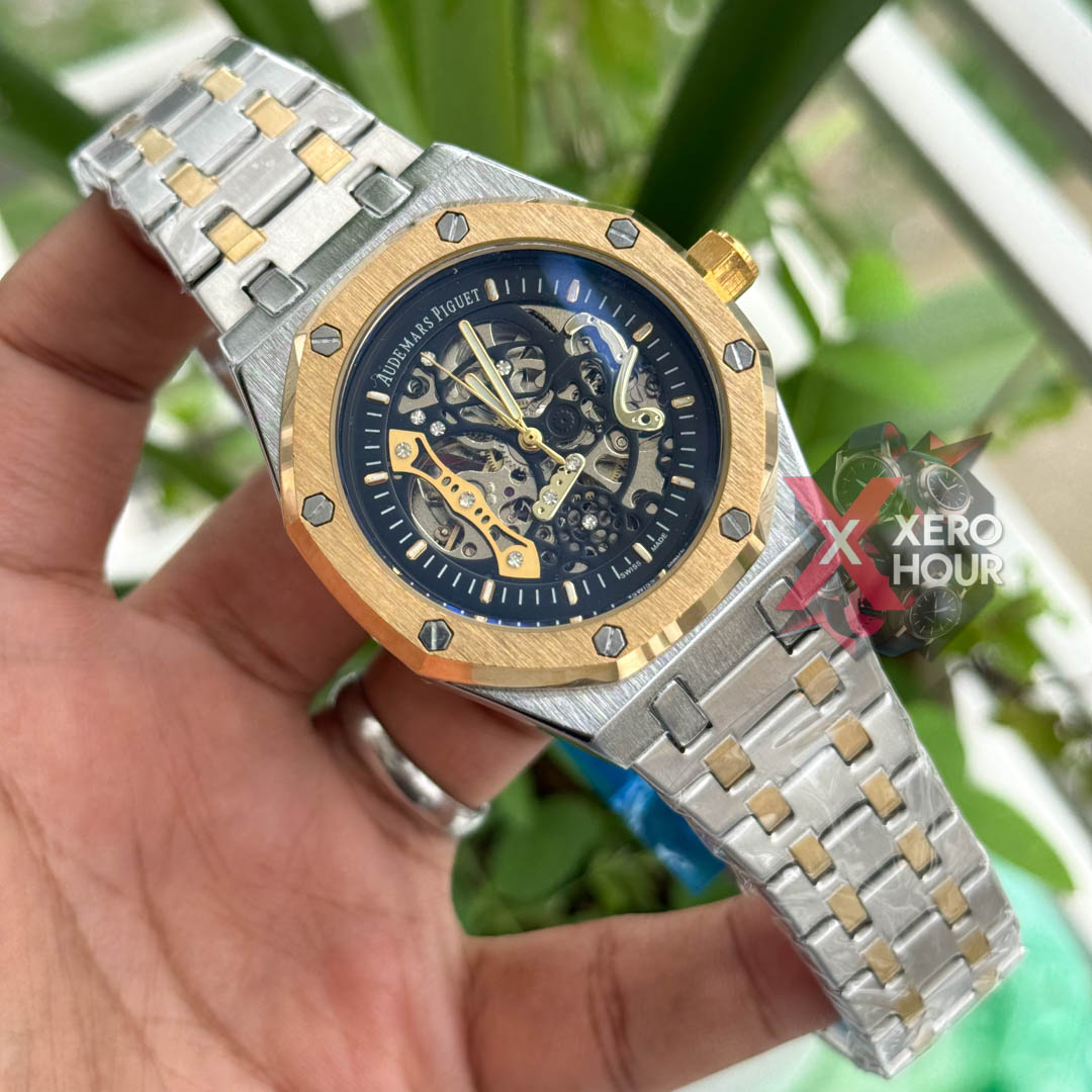 Audemars Piguet Semi AAA | Automatic Movement | Dual Tone with Black Dial