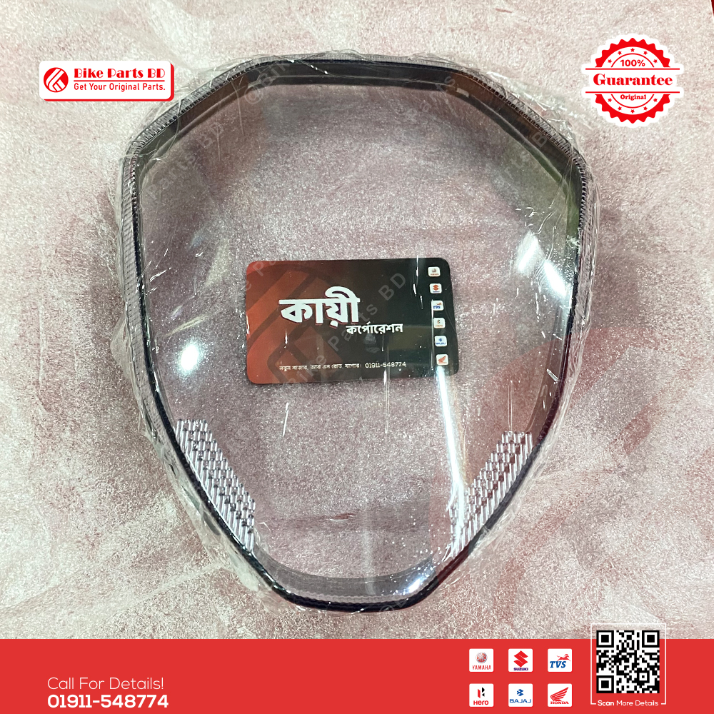 Headlight Glass for Suzuki Gixxer (New Model) bike.
