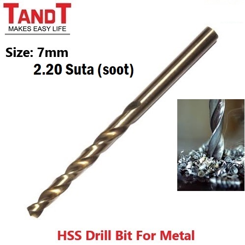 TANDT HSS Drill Bit Set – High-Speed Steel Metal Drilling Sizes: 3mm | 4mm | 5mm | 6mm | 7mm | 8mm | 10mm | 12mm_img_5