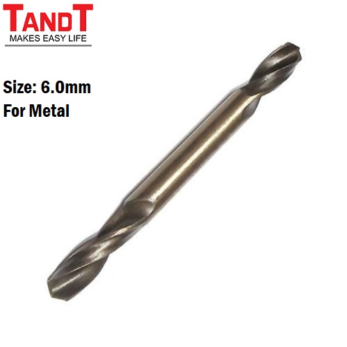 TANDT Hss Double Head Drill Bit ( 3.2mm | 4.2mm | 5.2mm | 6mm ) for metal_img_4