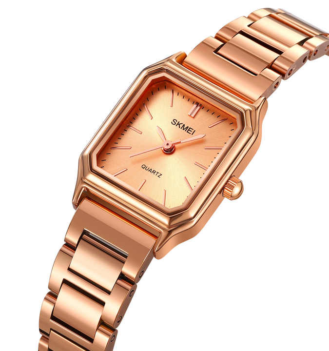 SKMEI 2237 Ladies Chain Watch - Rose Golden Dial- Rose Golden Bezel- Rose Golden Chain- TF Code SK955CF_img_0