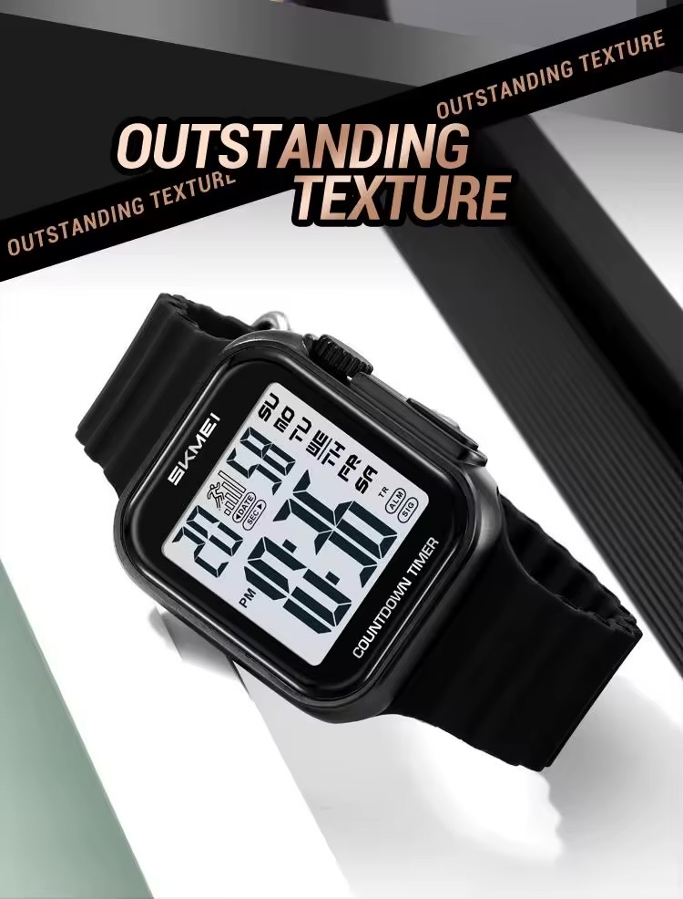 SKMEI 2269 Digital Watch- Black Dial- Black Bezel- Black Strap- TF Code SK962DB_img_1